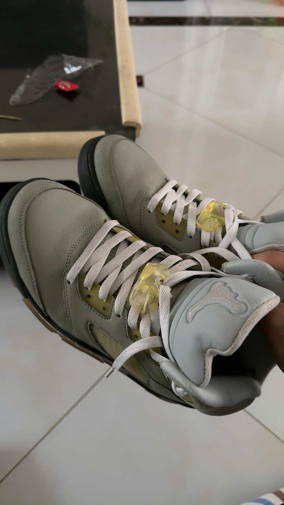 custom review-Jordan Air Jordan 5 Retro 'Jade' MID Топ Винтажные баскетбольные кроссовки Мужской Зеленый Матча