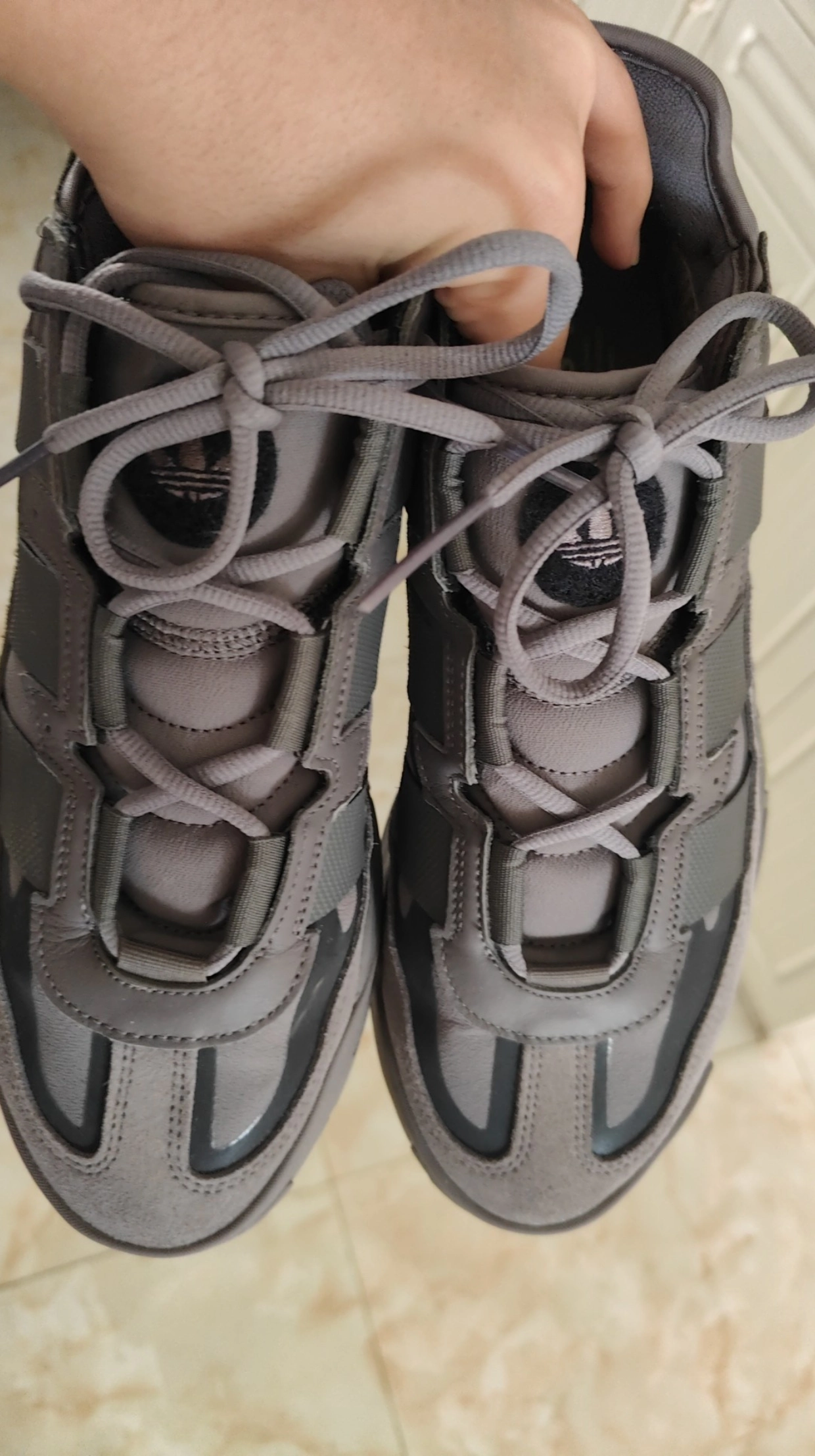 custom review-Adidas Originals Niteball Slip Resistant Abrasion Resistant Низкий Топ Повседневная Обувь Унисекс Серый