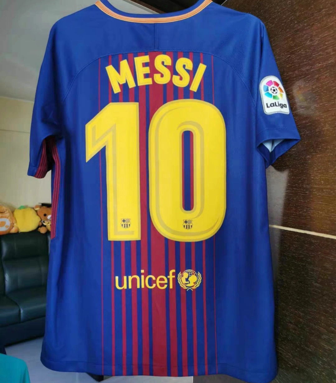 还有人喜欢他吗?巴萨1718赛季主场球迷版球衣展示