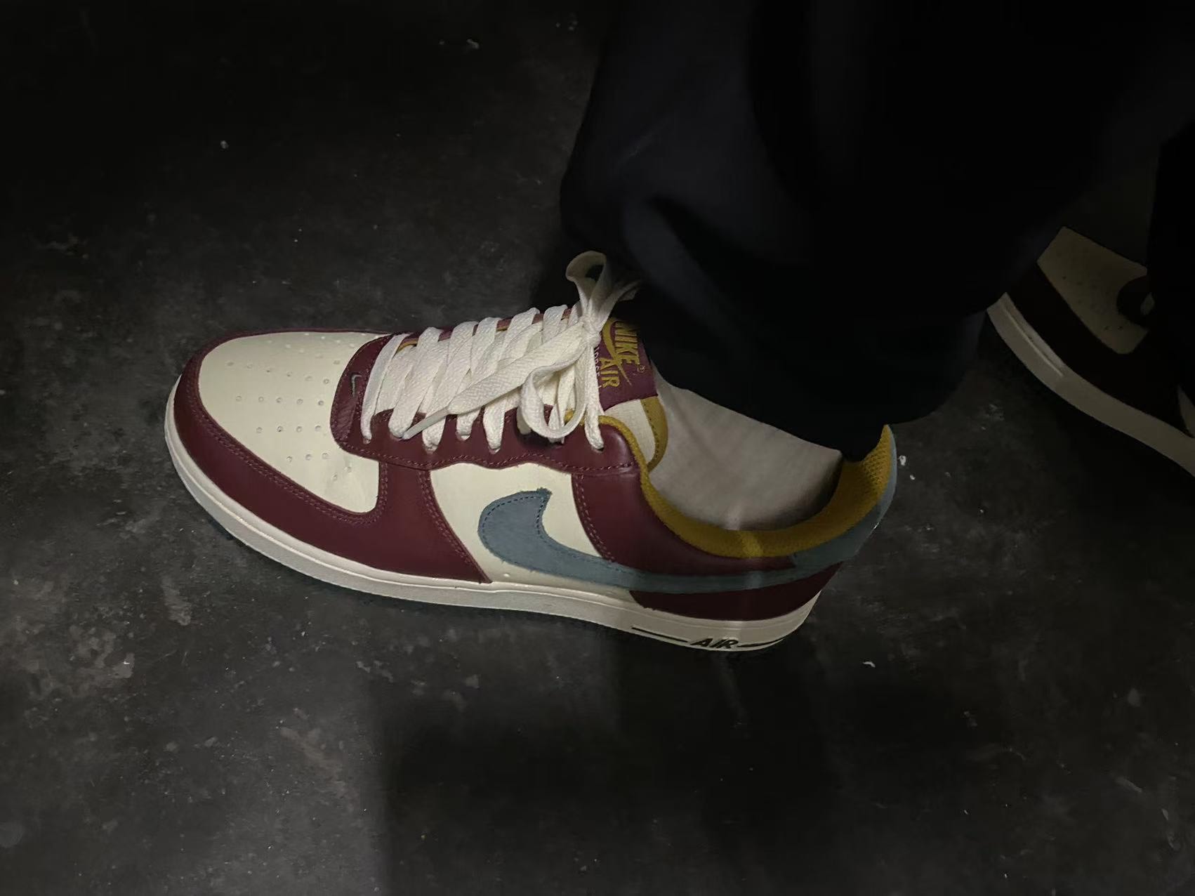 custom review-Nike Air FORCE 1 Low Топ Скейтборд Кроссовки Мужские Белый Умбра