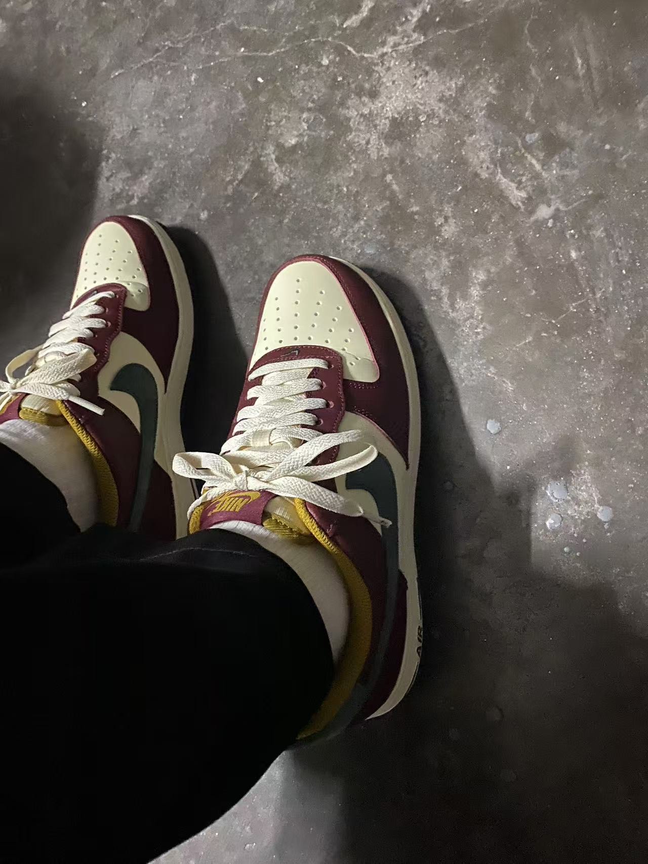 custom review-Nike Air FORCE 1 Low Топ Скейтборд Кроссовки Мужские Белый Умбра