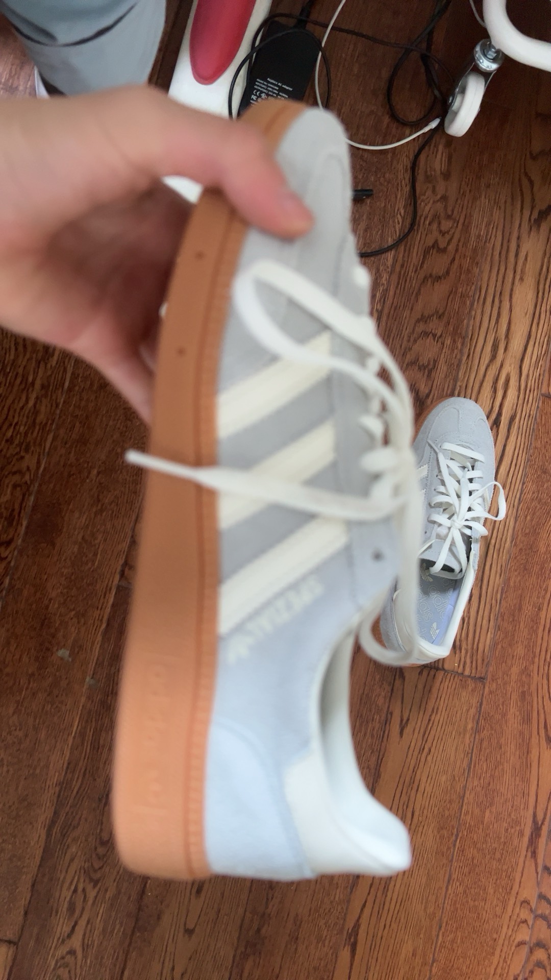 custom review-Adidas Originals HANDBALL SPEZIAL Устойчивые к истиранию низкие скейтборд-кроссовки Женские Серые