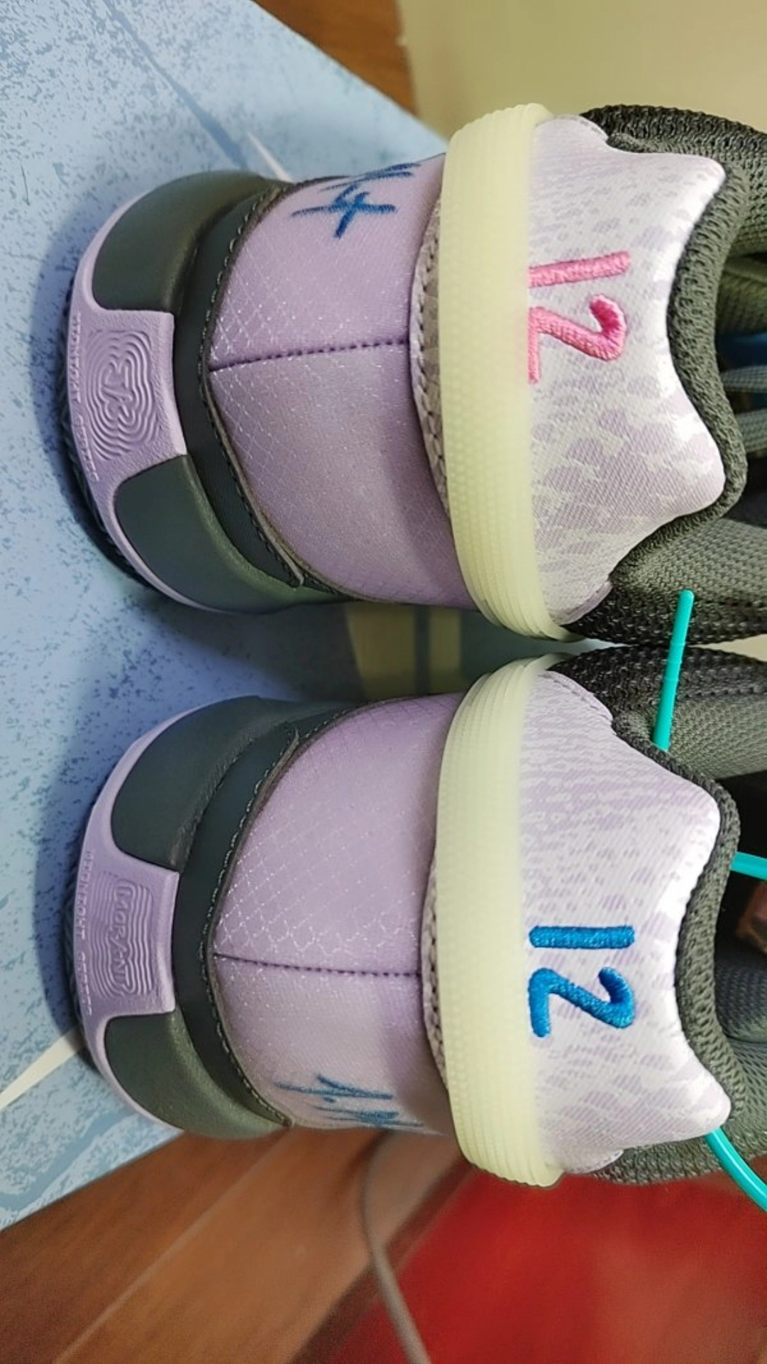 custom review-Nike Ja 1 Ja Morant 1 Low Топ Баскетбольные кроссовки Мужской Серый Фиолетовый Синий Оранжевый