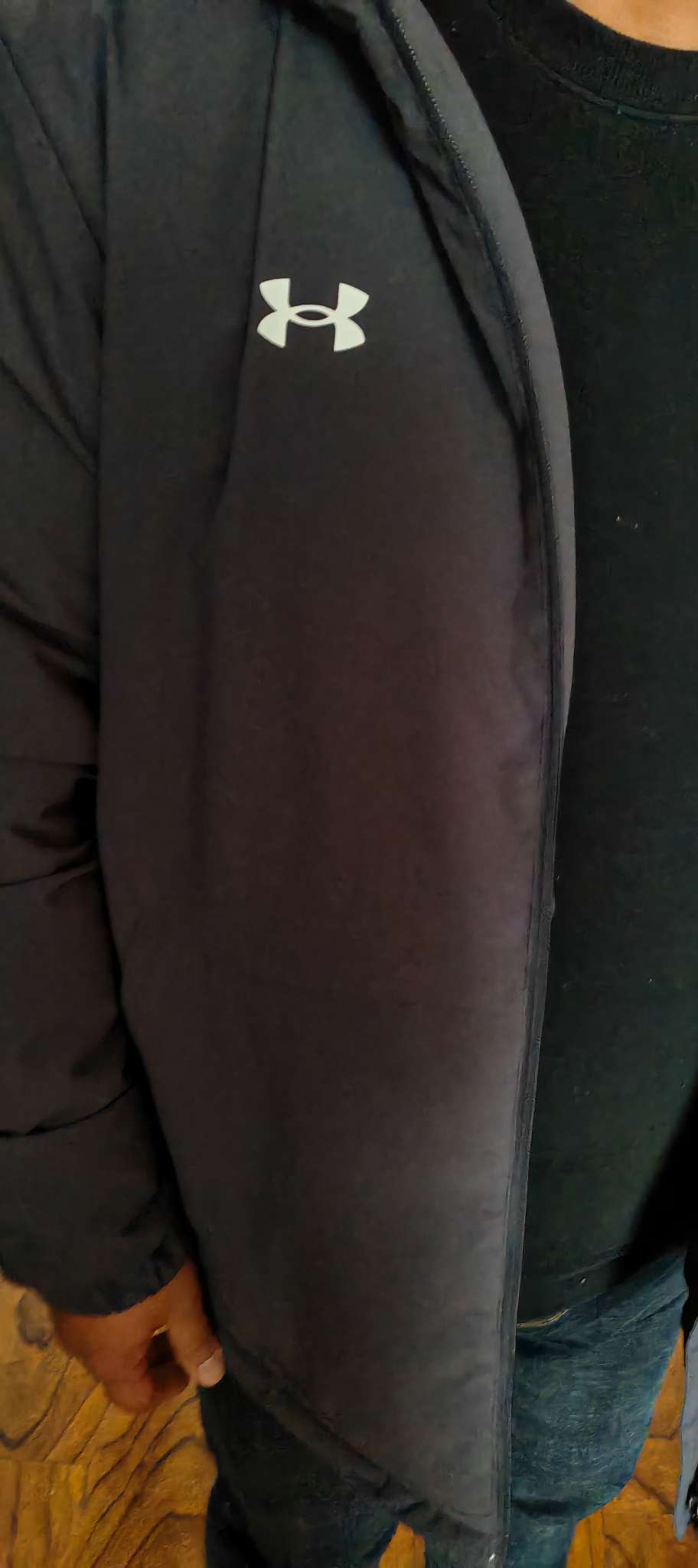 custom review-Under Armour Хлопковый пуховик Мужской Темно-серый