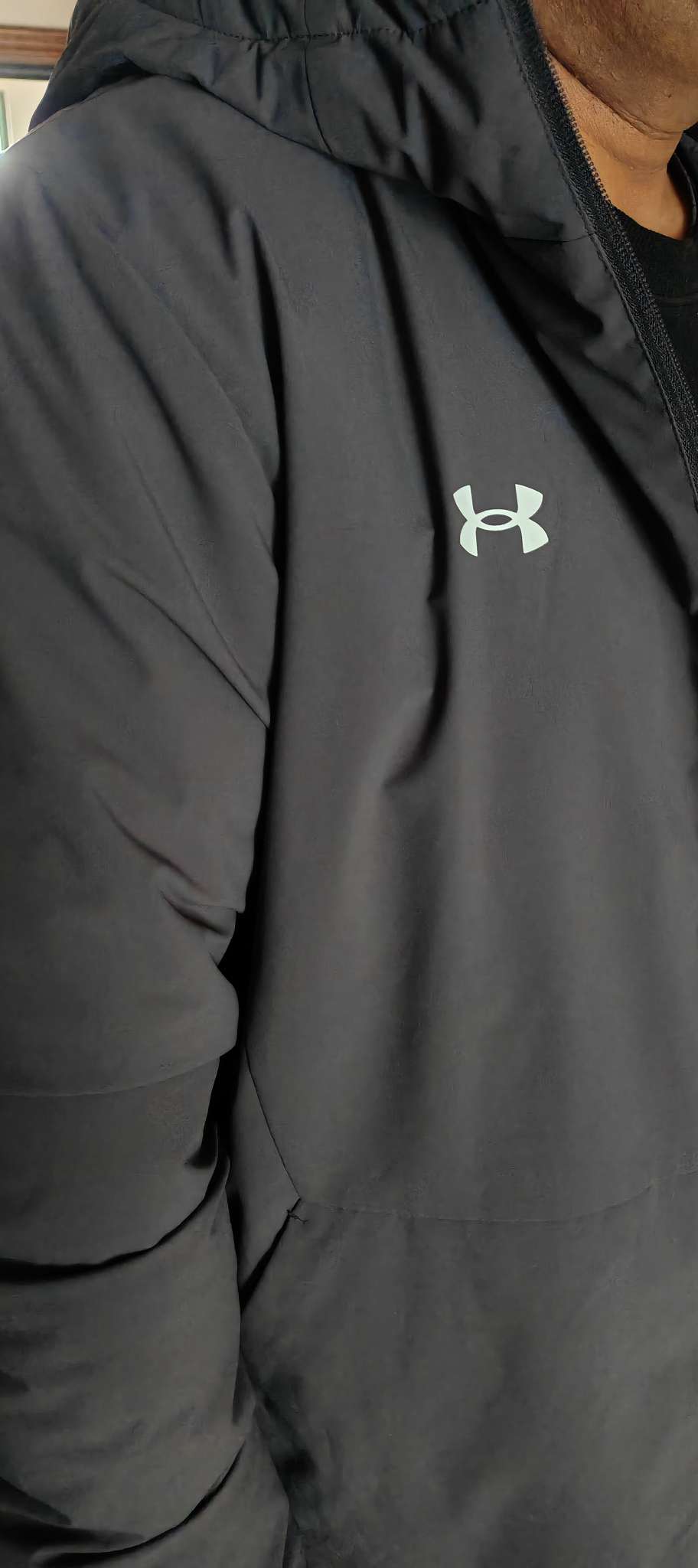 custom review-Under Armour Хлопковый пуховик Мужской Темно-серый