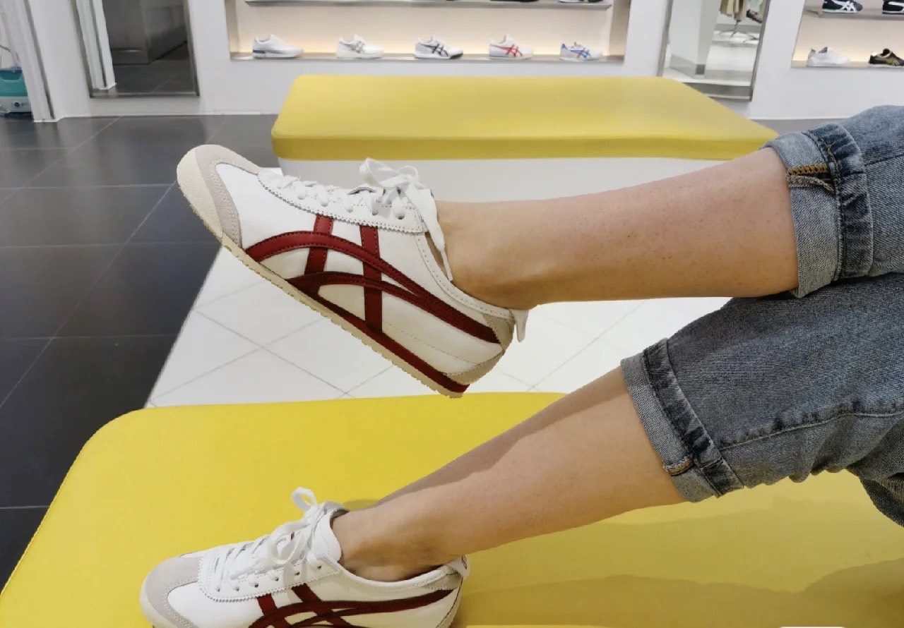 custom review-Onitsuka Tiger MEXICO 66 Противоскользящий Устойчивый к истиранию Дышащий Легкий Низкий Топ Повседневная Обувь Унисекс