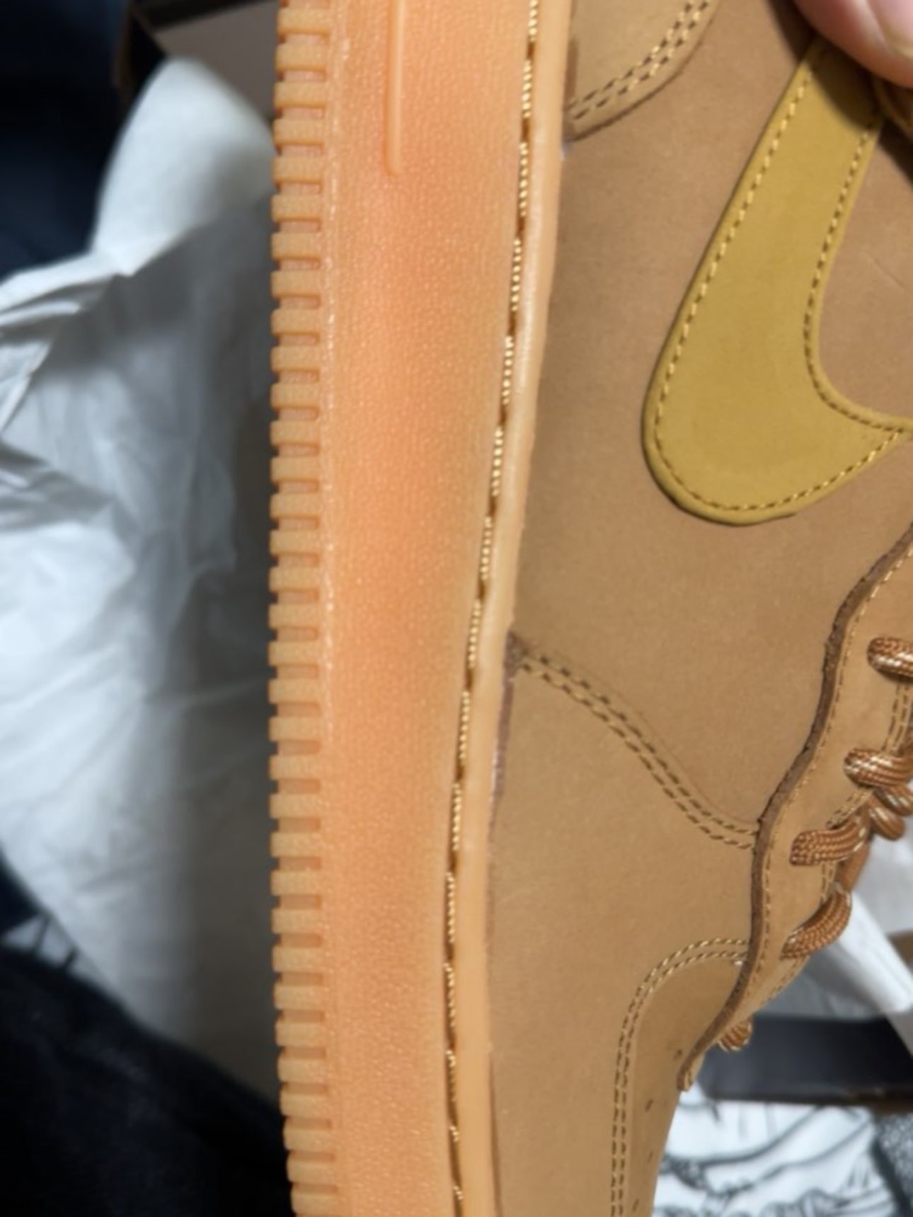 custom review-Nike Air Force 1 Mid '07 'Flax'