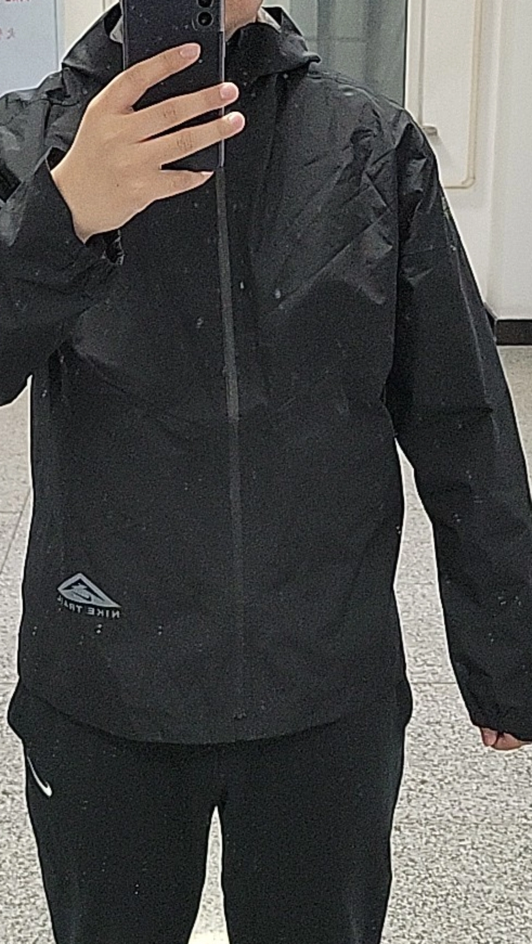 custom review-Nike Мужские черные куртки