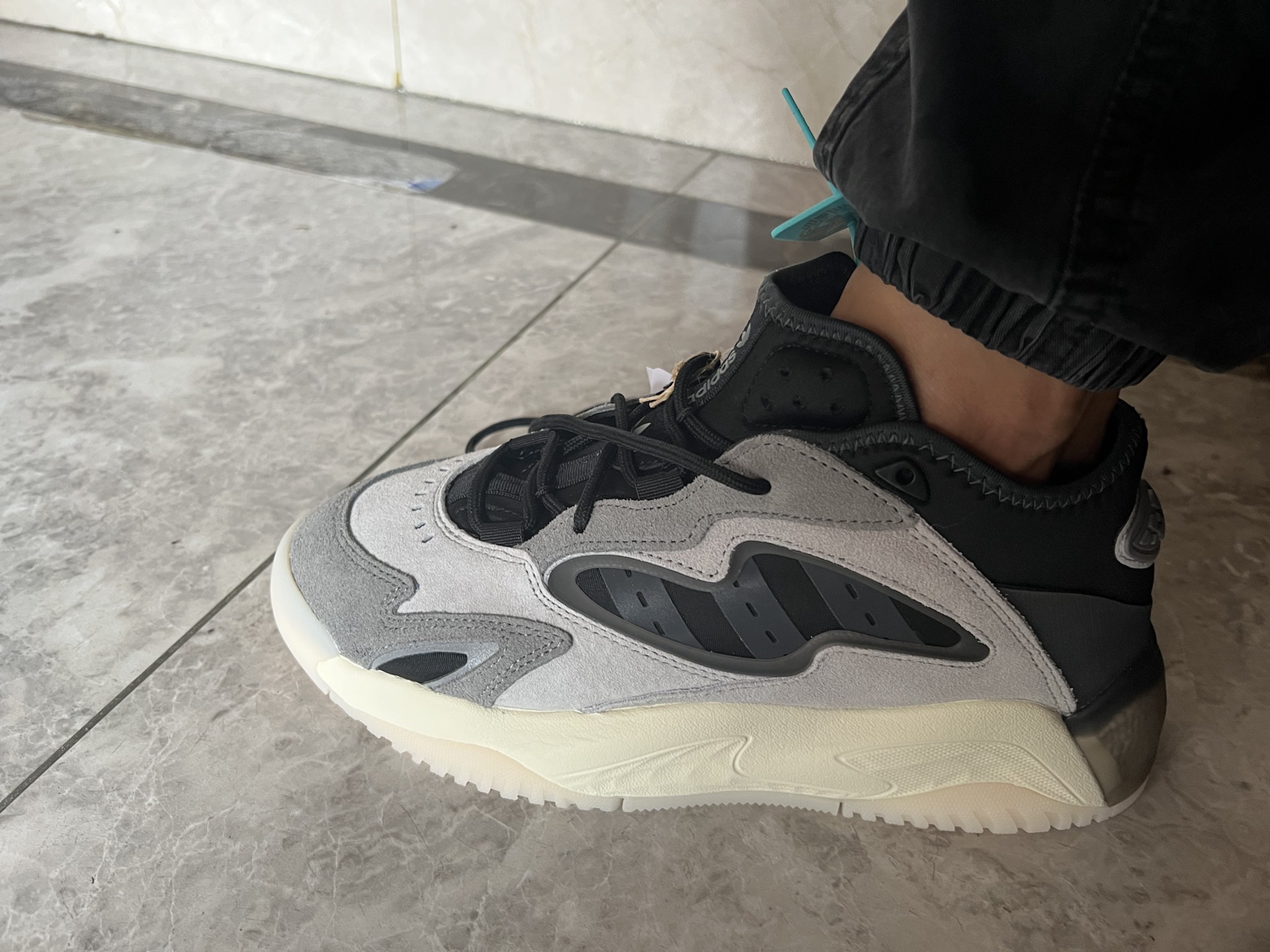 custom review-Adidas Originals Streetball 2,0 Легкий MID Топ Беговые кроссовки Унисекс Серый Черный