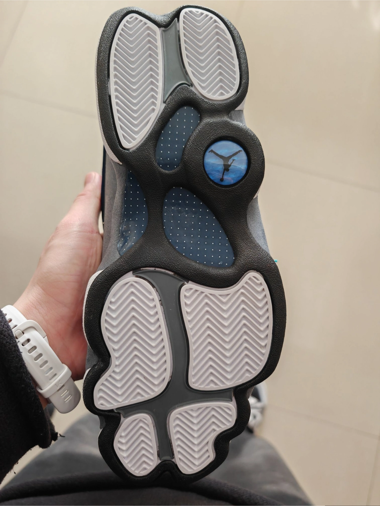 custom review-Jordan Air Jordan 13 Ретро Кремниевый GREY MID Топ Винтажные баскетбольные кроссовки Унисекс Морской синий