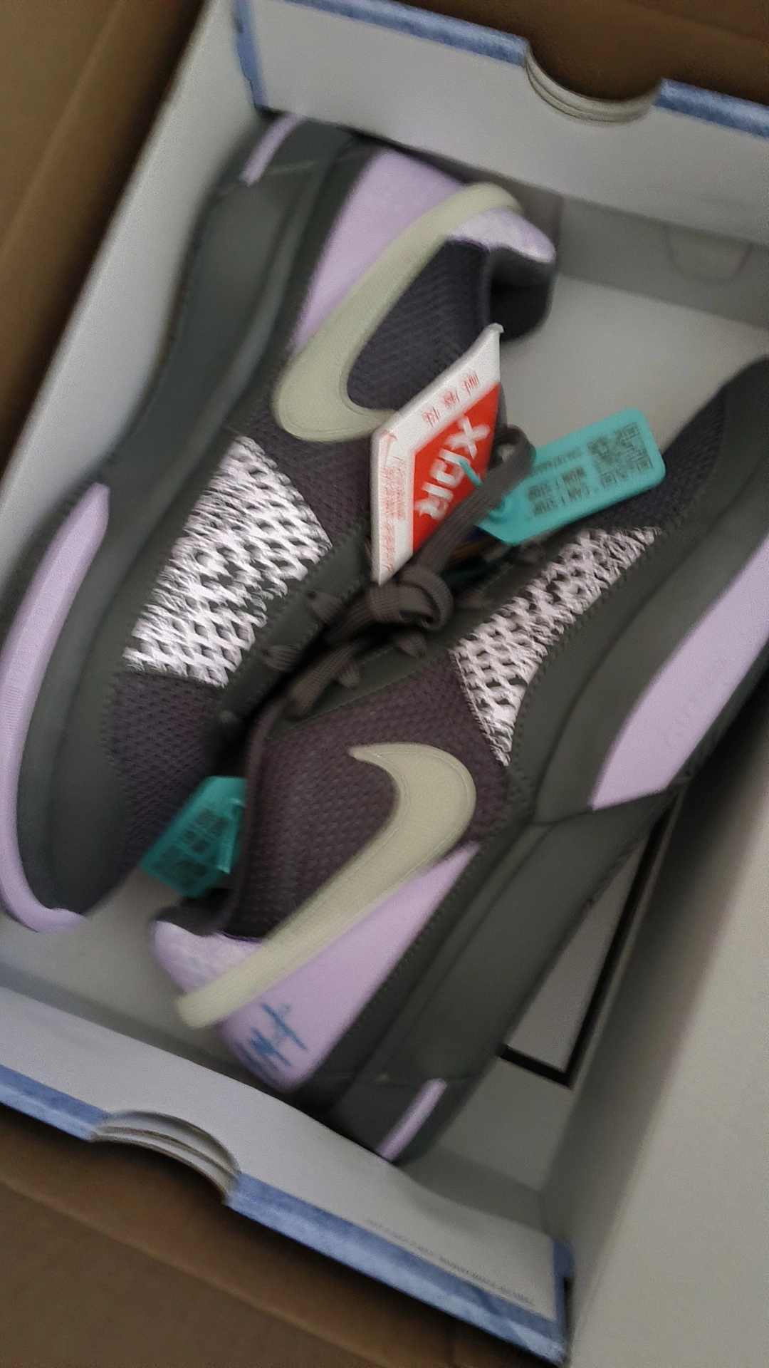 custom review-Nike Ja 1 Ja Morant 1 Low Топ Баскетбольные кроссовки Мужской Серый Фиолетовый Синий Оранжевый