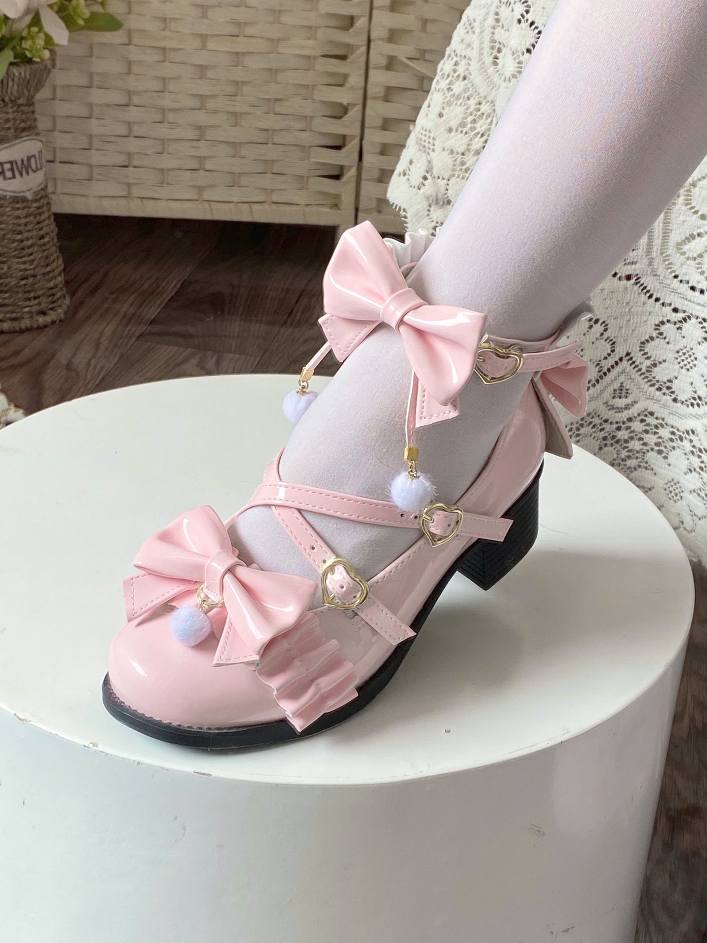 把春天穿在脚上啦!粉粉嫩嫩小鞋子!