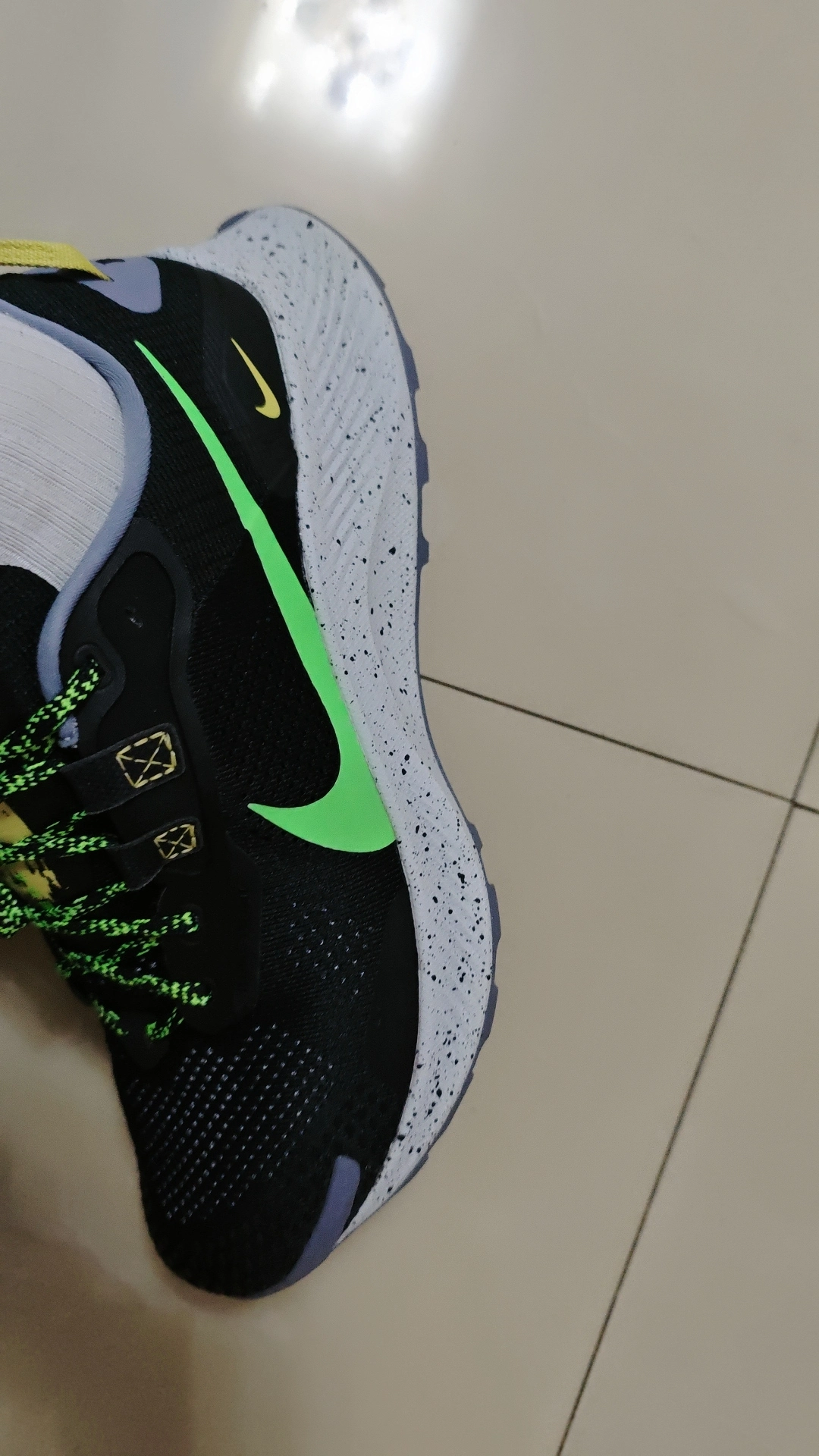 custom review-Nike Pegasus Trail 3 Low Top Trail Беговые кроссовки Мужские Черные Зеленые