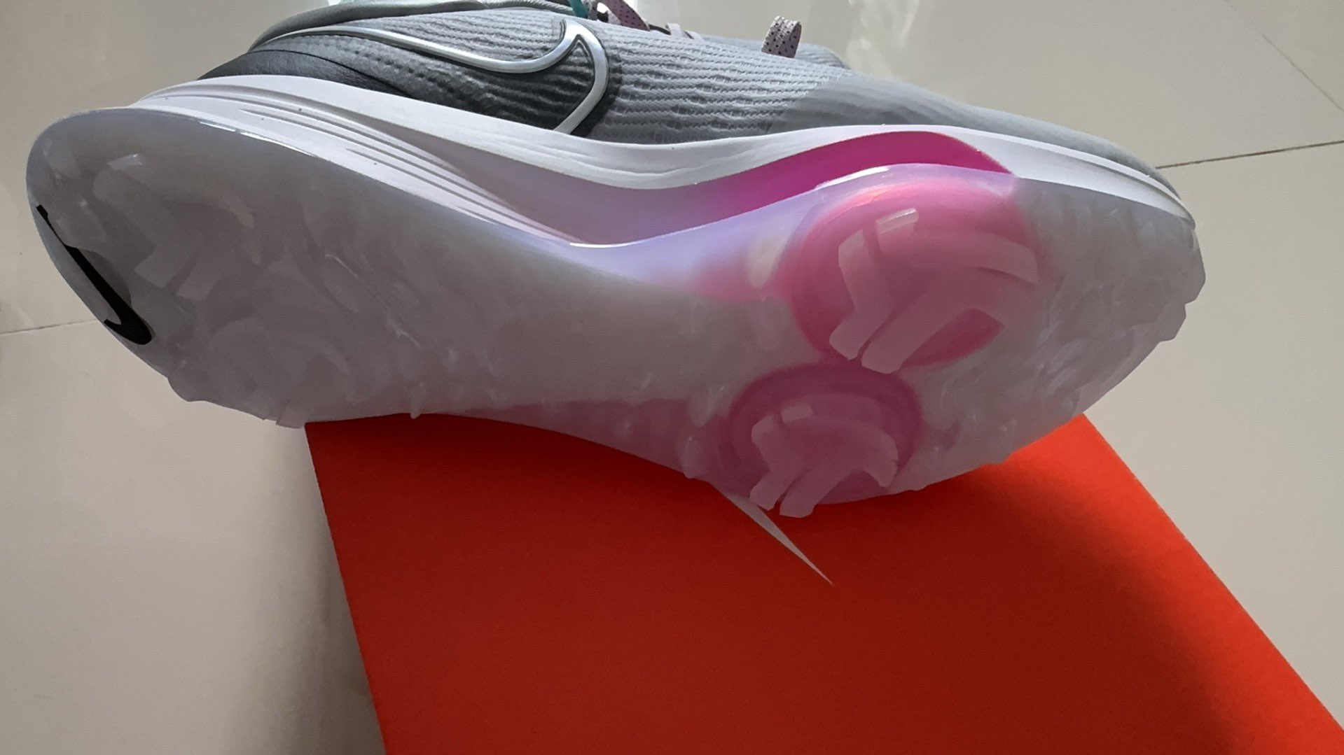 custom review-Nike Air Zoom Infinity Low Топ Обувь для гольфа Унисекс Серый