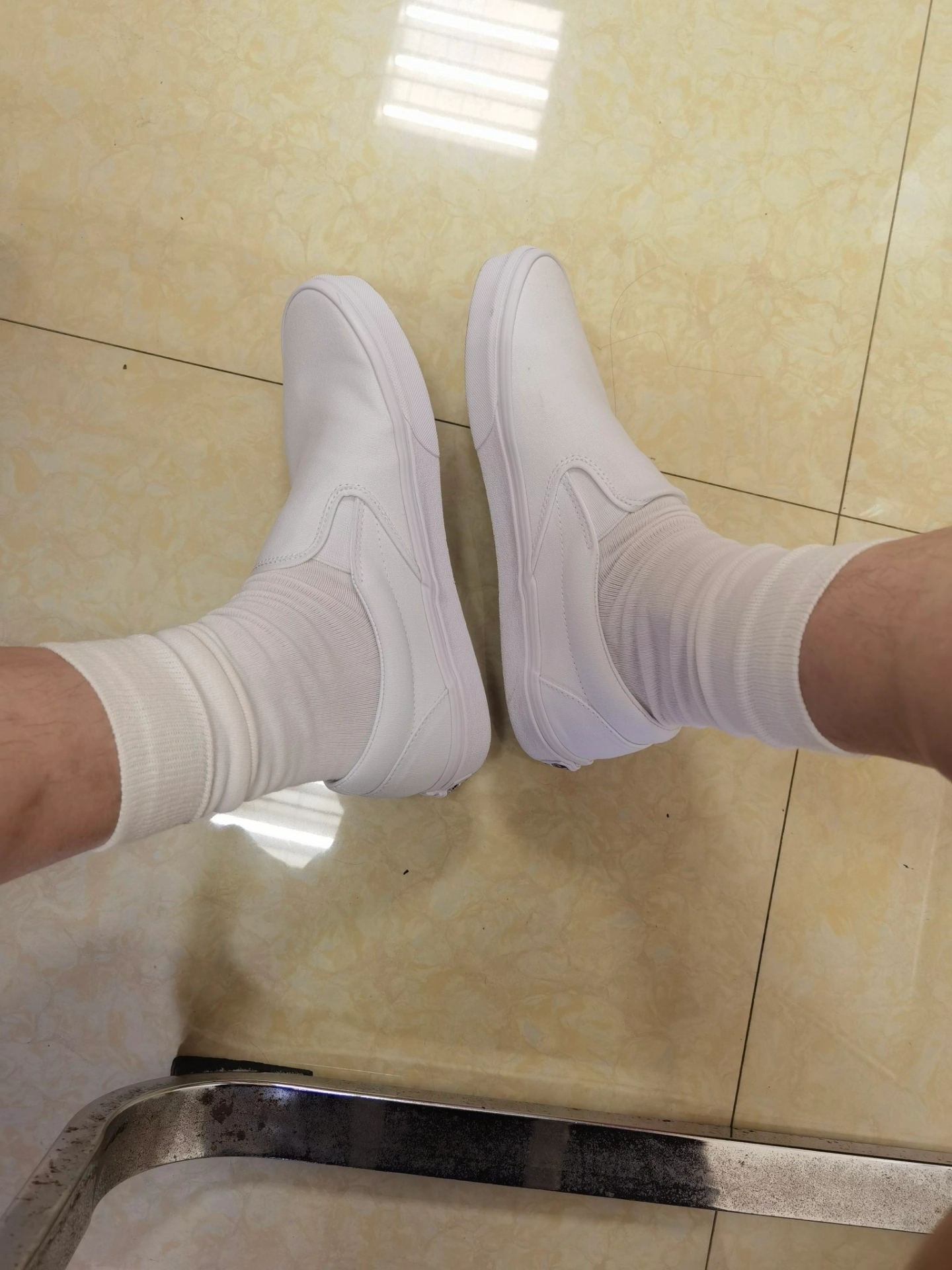 custom review-VANS Slip On Классические Износостойкие и Легкие Низкие Кеды Унисекс Белые