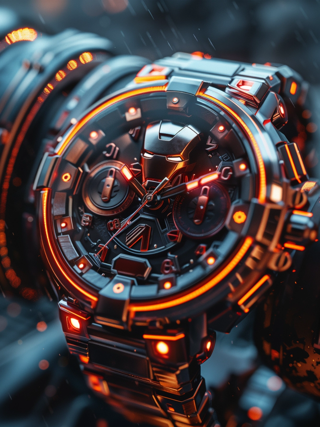 钢铁侠手表!听说是贾维斯同款的哟