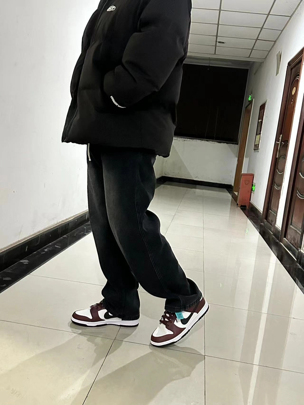 custom review-Nike Dunk Slip-on Устойчивый к истиранию Низкий Топ Скейтборд Кроссовки Мужские Белый Красный Черный