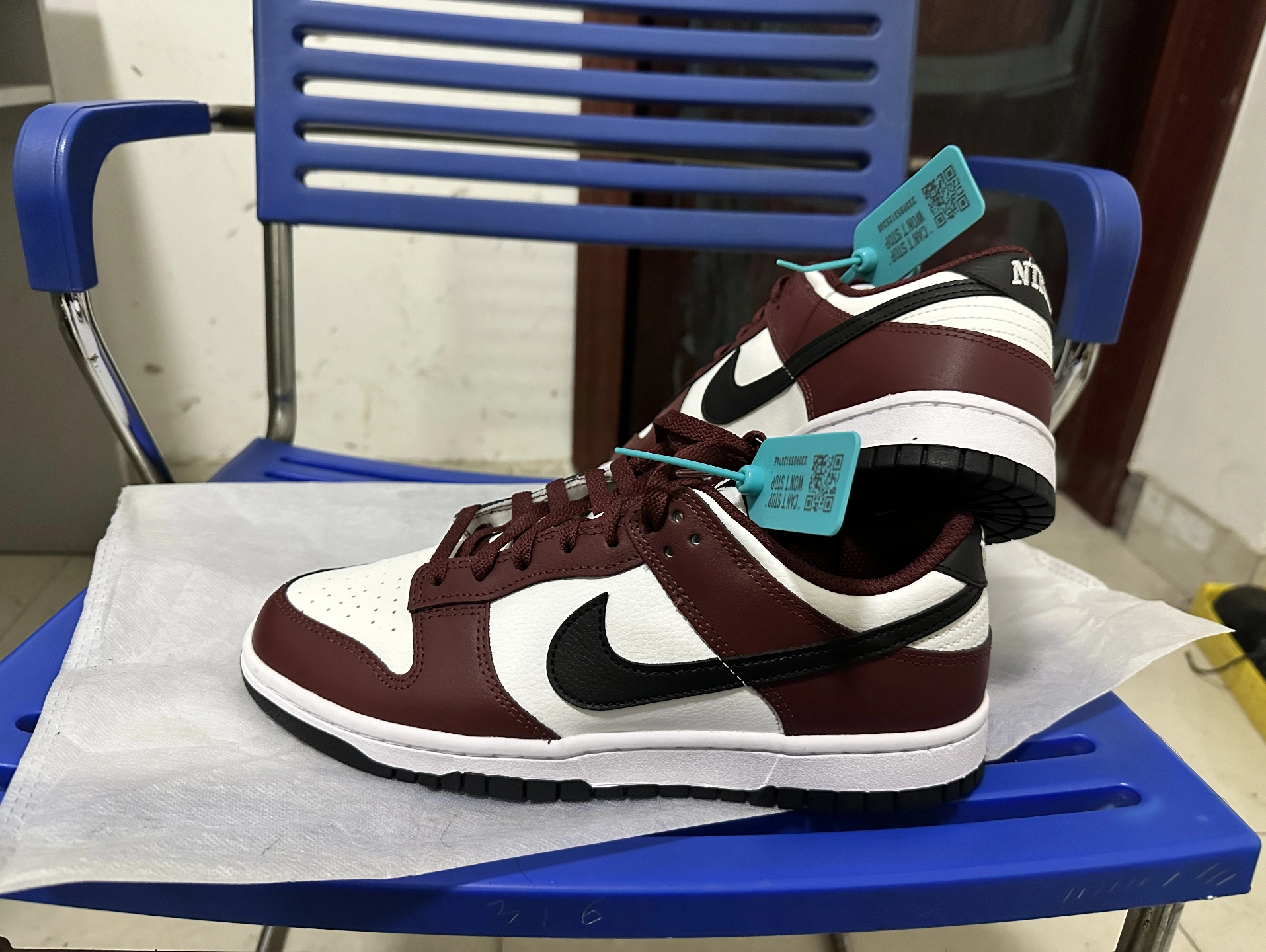 custom review-Nike Dunk Slip-on Устойчивый к истиранию Низкий Топ Скейтборд Кроссовки Мужские Белый Красный Черный