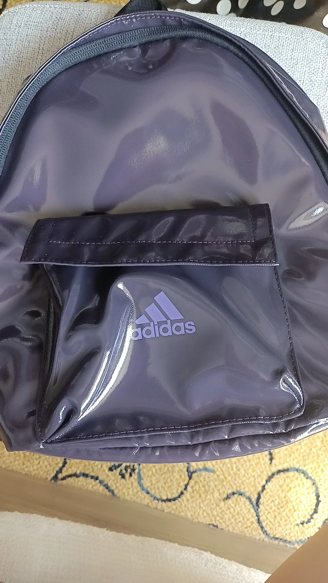 custom review-Adidas Полиэстер Рюкзак Стандартный (Standard) Унисекс Фиолетовый