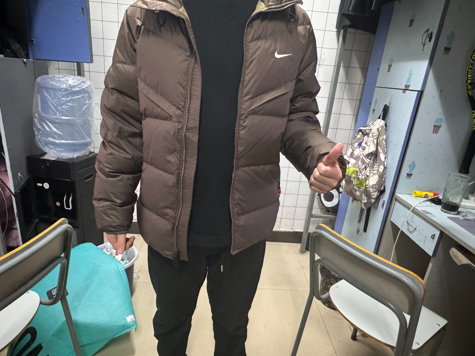 custom review-Nike Storm Fit Down Jacket Men's Iron Gray