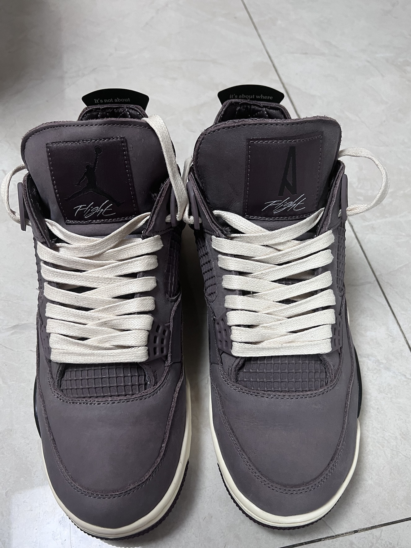 custom review-Air Jordan 4 X A Ma Maneire 'Violet Ore'
