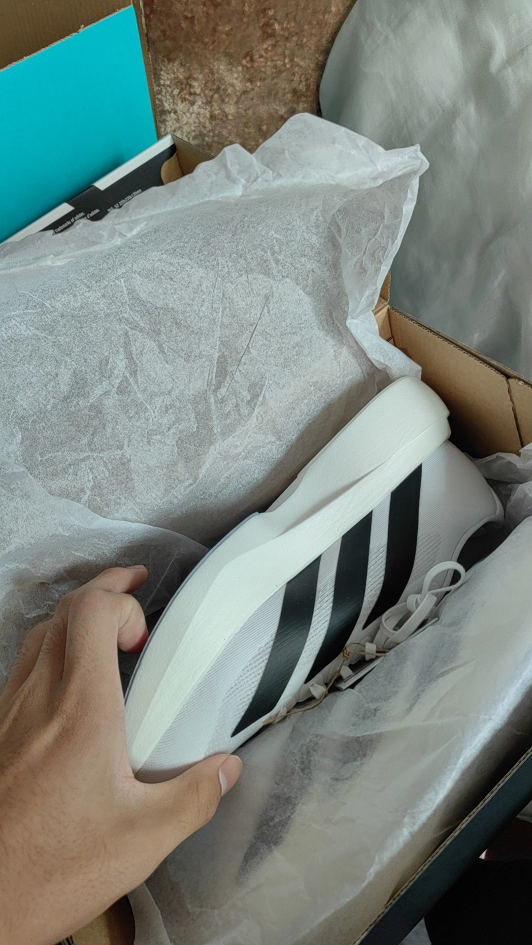 custom review-Adidas Adizero Evo SL Амортизация Износостойкие Низкие Кроссовки для Бега Мужские Белый Черный