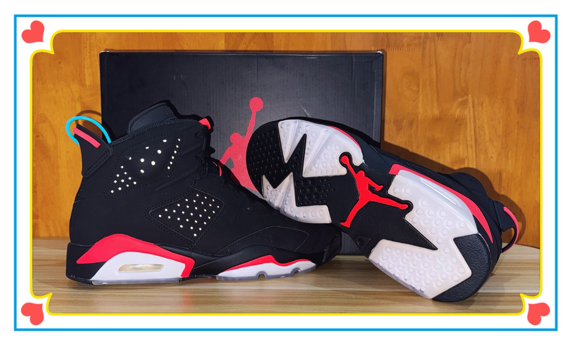 custom review-Air Jordan 6 Retro 'Infrared' 2019