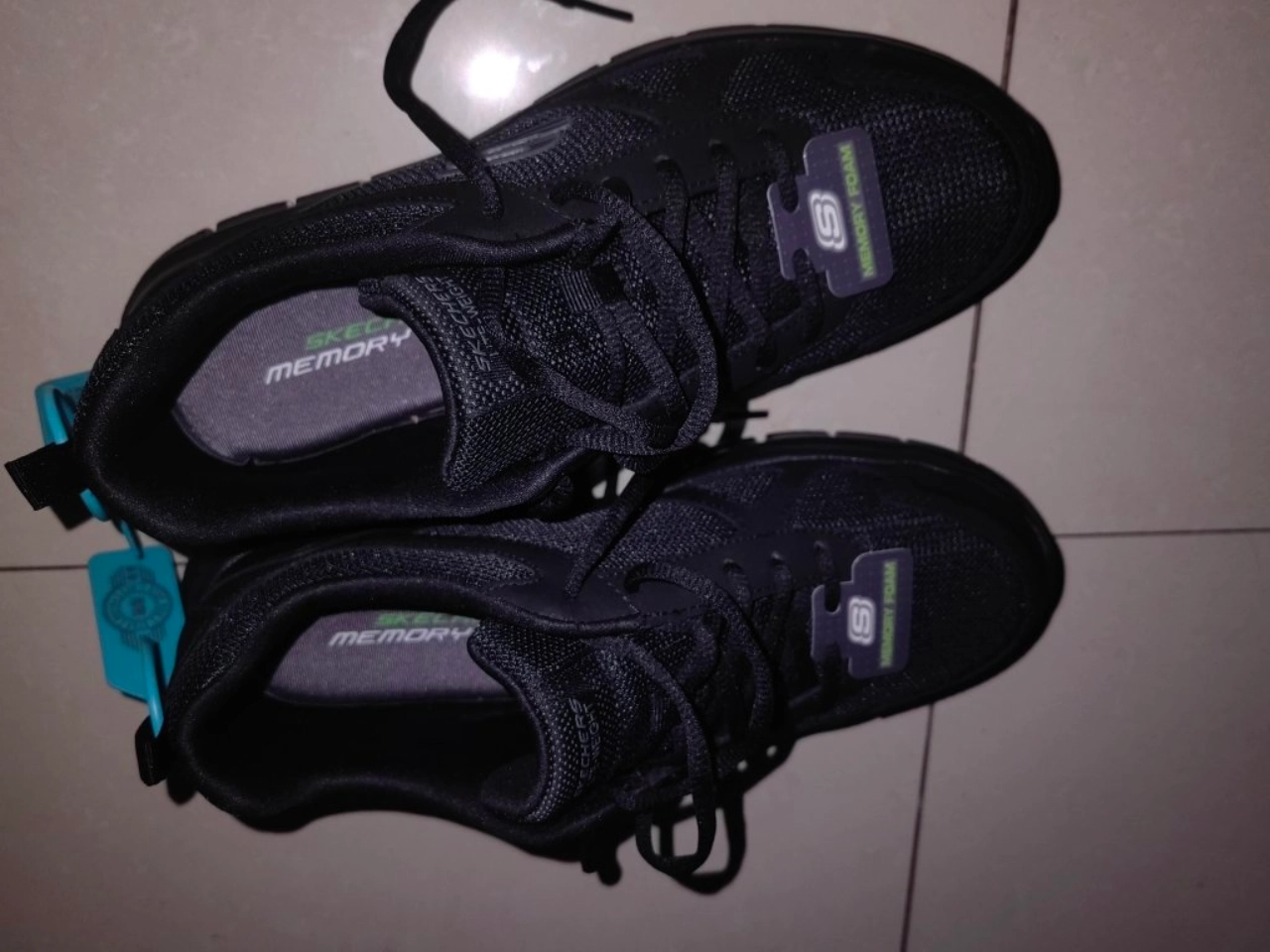 custom review-Skechers TRACK Low Топ Повседневная обувь Мужская Черная