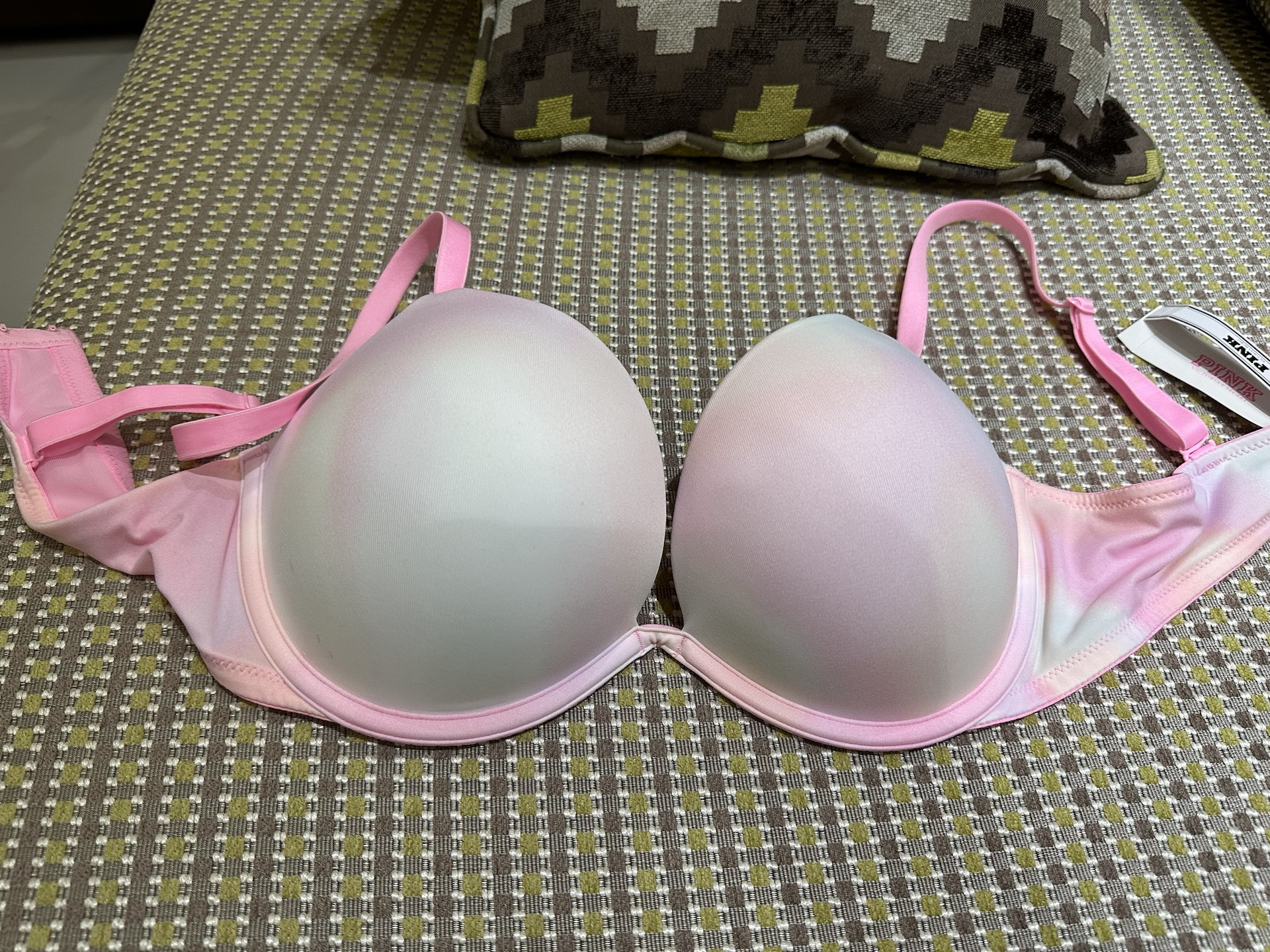 custom review-Victoria's Secret Сладкий Ограниченный Розовый Девичий Бюстгальтер Женские Sunset Pink
