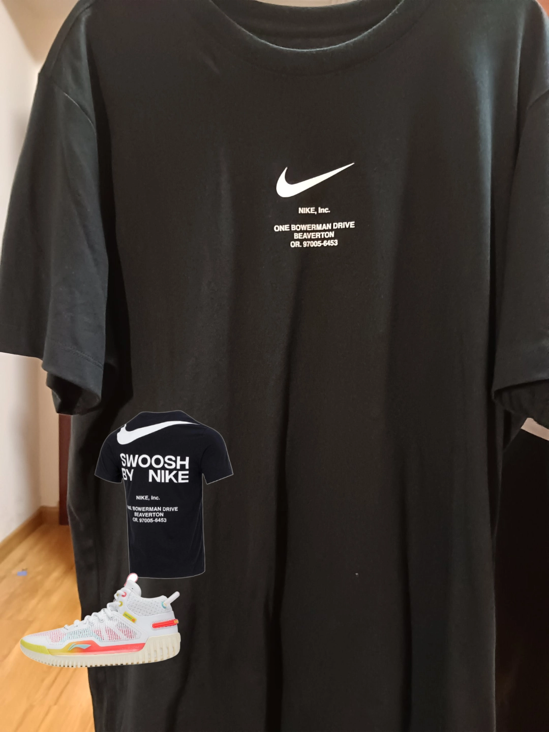 custom review-Nike Sportswear SS23 T-Shirt Мужской Черный