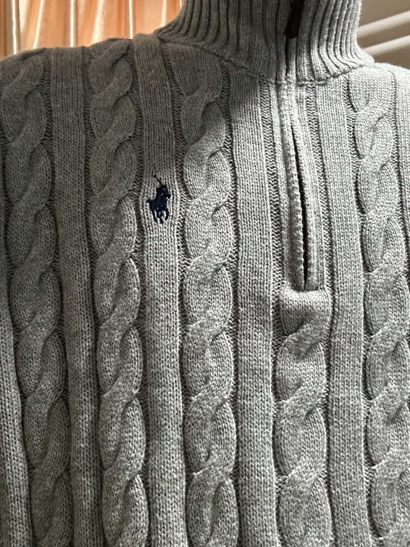 custom review-Polo Ralph Lauren SS22 Свитер Мужской Серый