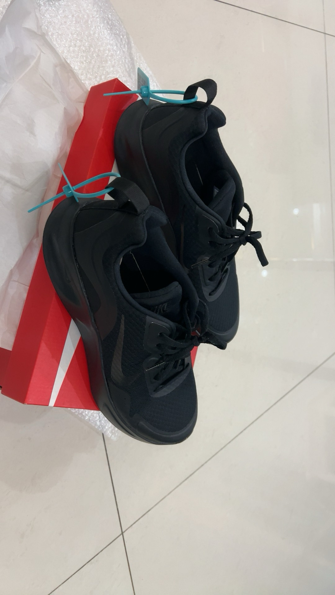 custom review-Nike Wearallday Устойчивый к истиранию Дышащий Низкий Топ Повседневная Городская Коммутерская Беговая Обувь Мужская Чисто Черный