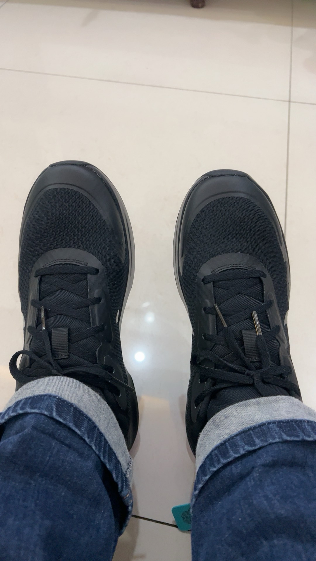 custom review-Nike Wearallday Устойчивый к истиранию Дышащий Низкий Топ Повседневная Городская Коммутерская Беговая Обувь Мужская Чисто Черный