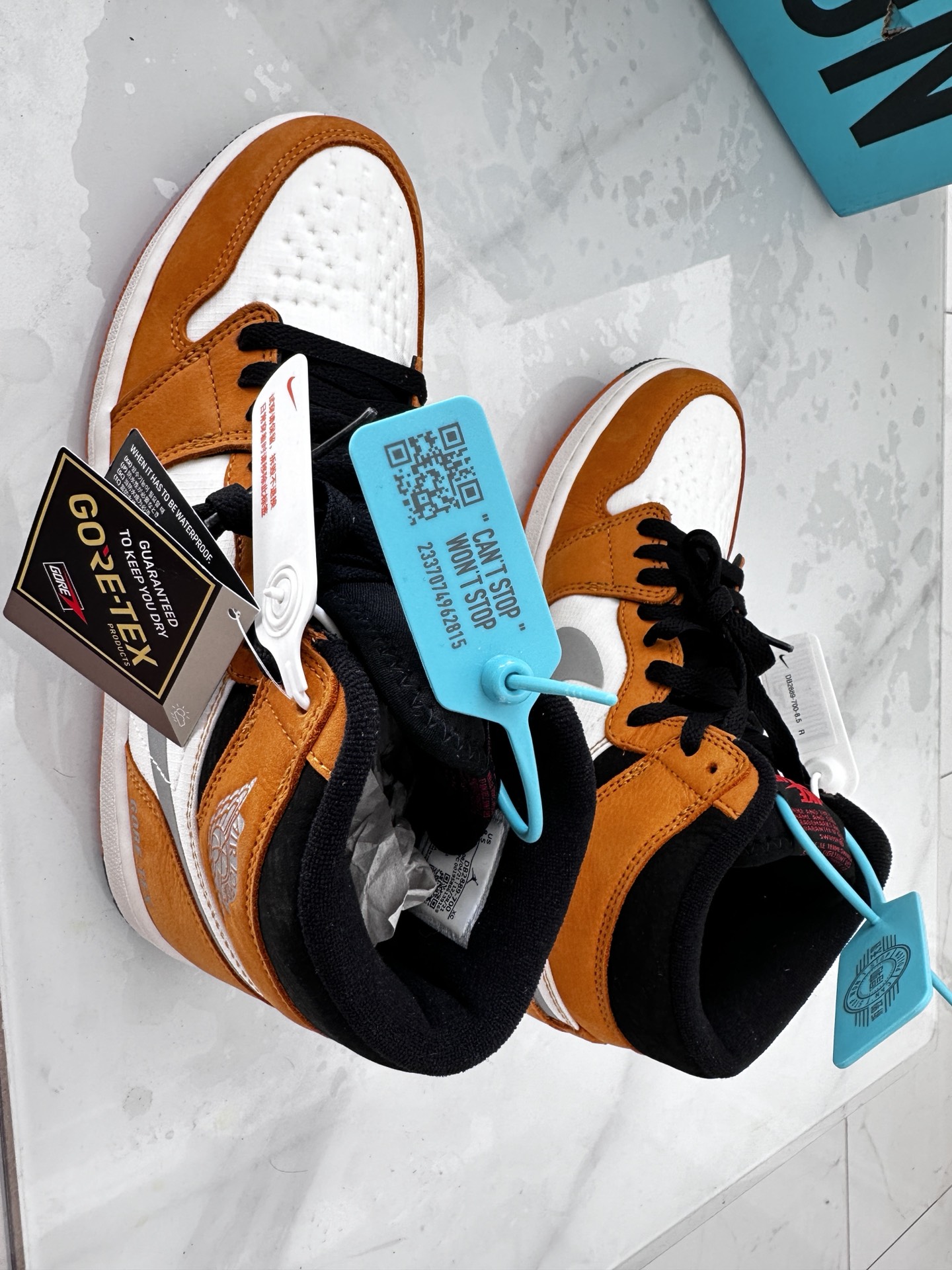 custom review-Jordan Air Jordan 1 Элемент Gore tex 'Свет Curry' Высокий Топ Винтажные баскетбольные кроссовки Мужские