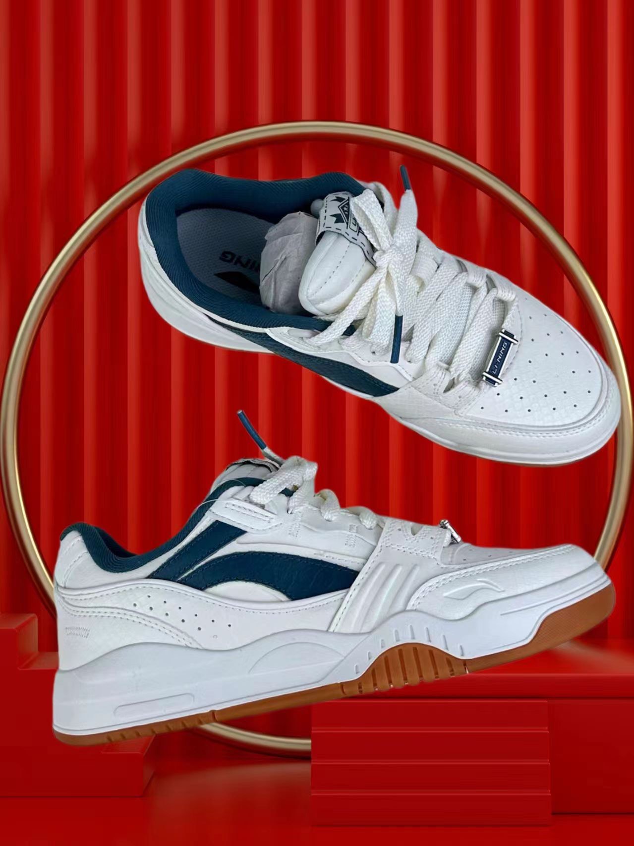 兄弟们这双新出来的李宁百搭小板鞋真的绝阿❤️‍?