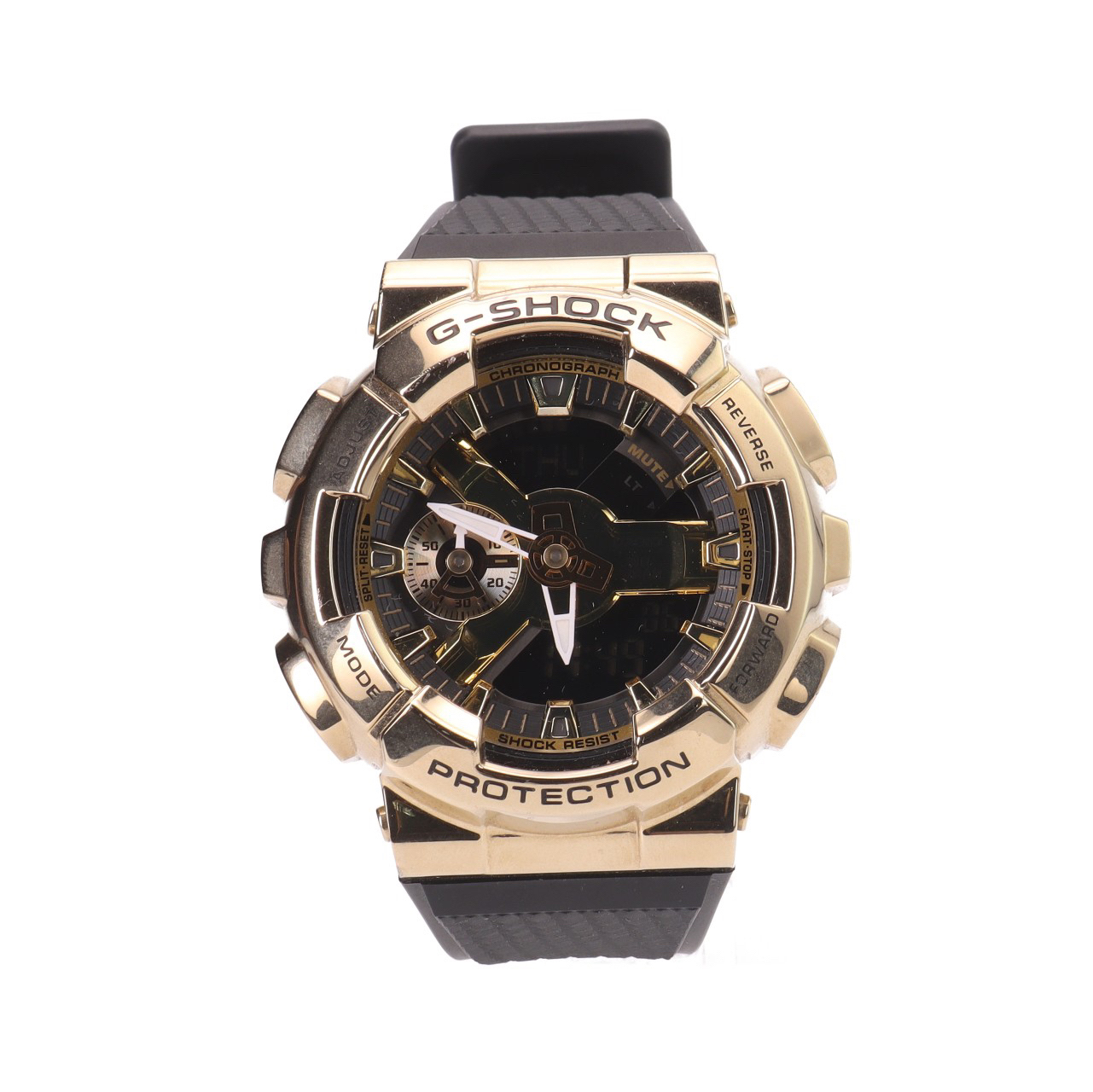 shock 不锈钢金圈防水运动手表 男款