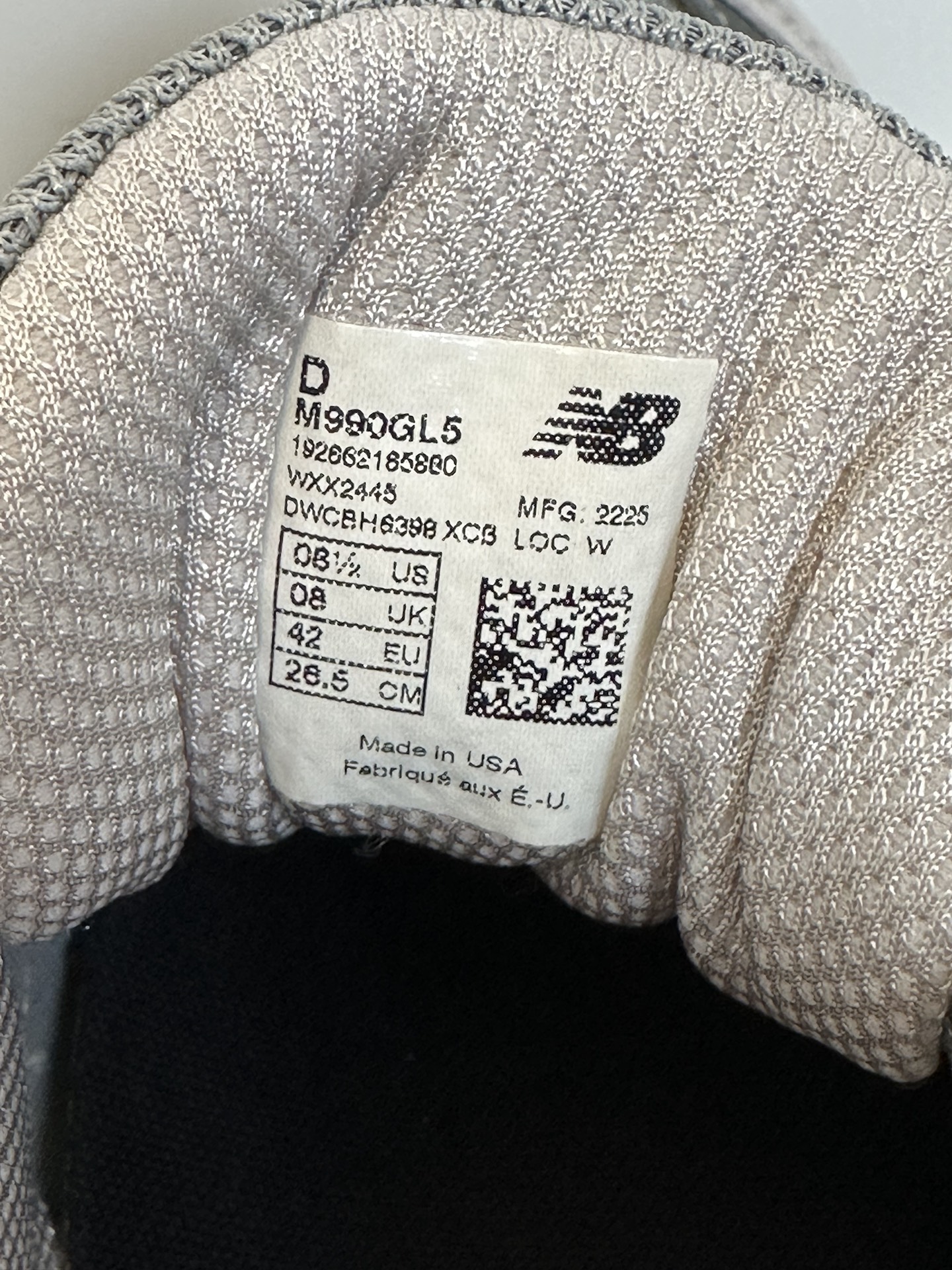 custom review-New Balance NB 990 V5 Дышащий Низкий Топ Повседневные Городские Кроссовки для Коммутации и Бега Унисекс Классический Серый Сделано в США