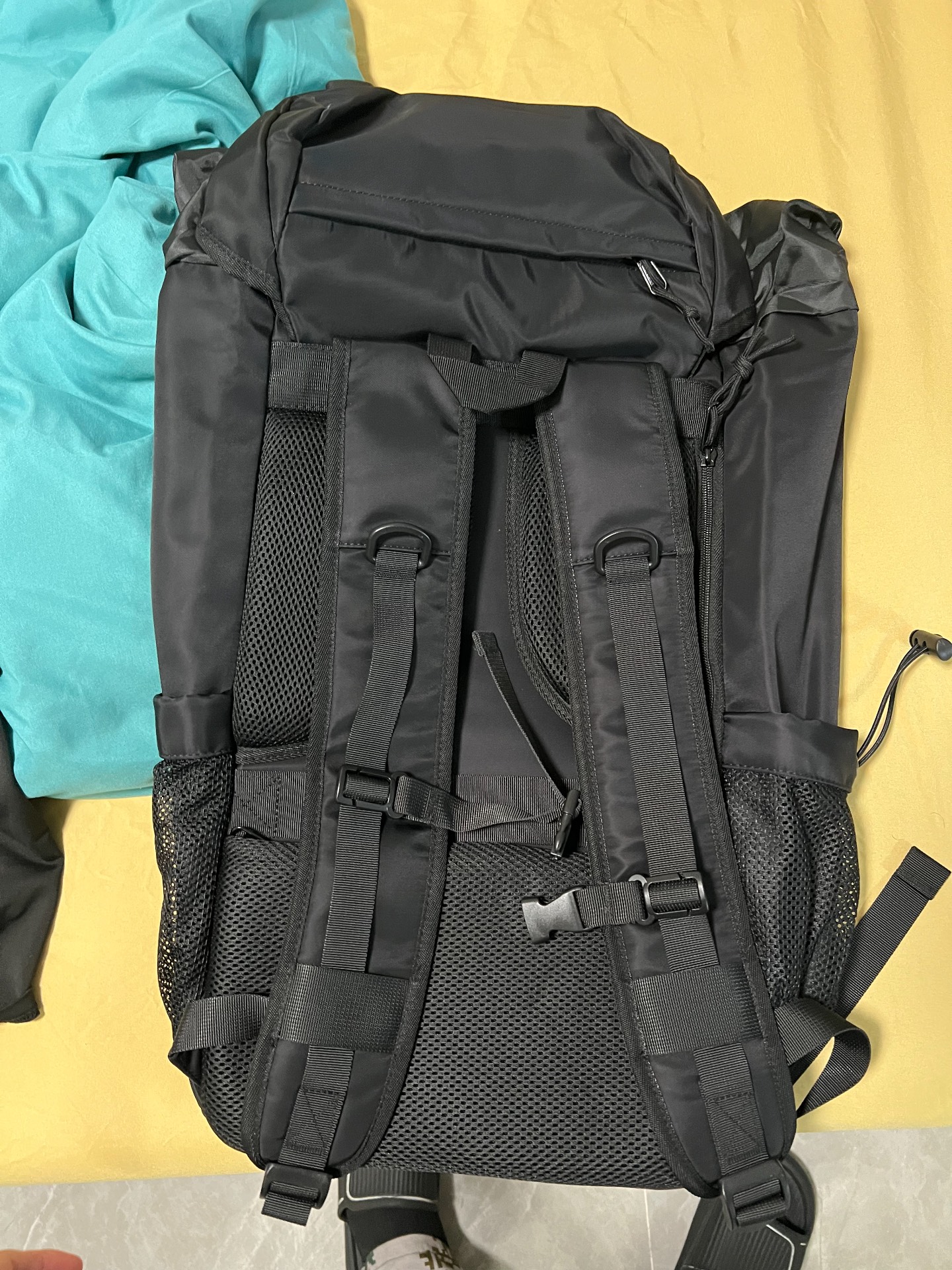 custom review-QING QI ZHE Ткань Путешественная Сумка Сумка для Ноутбука Рюкзак Стандартный Мужской Черный