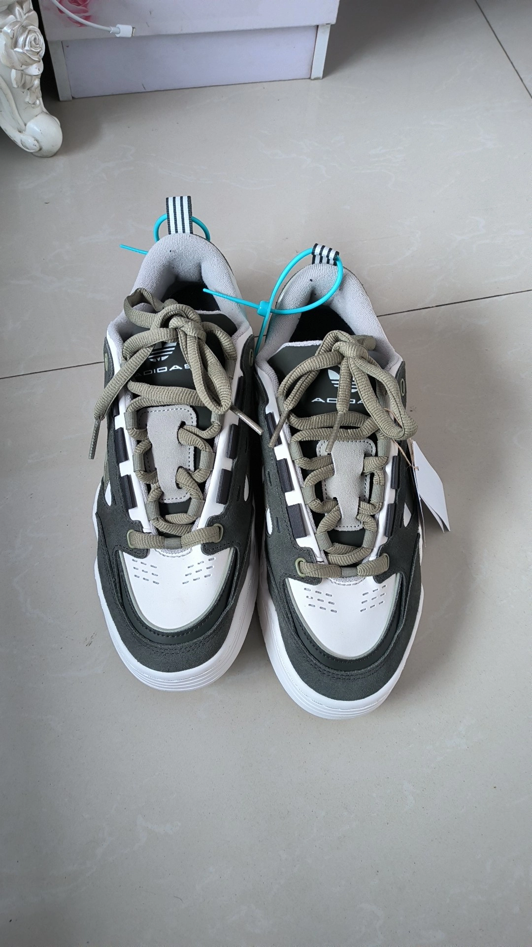 custom review-Adidas Originals Adi2000 Slip-Resistant Low Top Скейтборд Кроссовки Унисекс Коричневый Зеленый