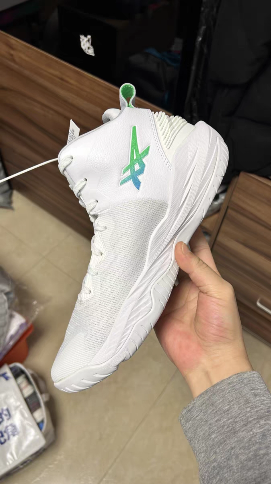 custom review-ASICS Nova Surge 2 Устойчивый к истиранию Дышащий MID Баскетбольные кроссовки Мужские Белый Синий