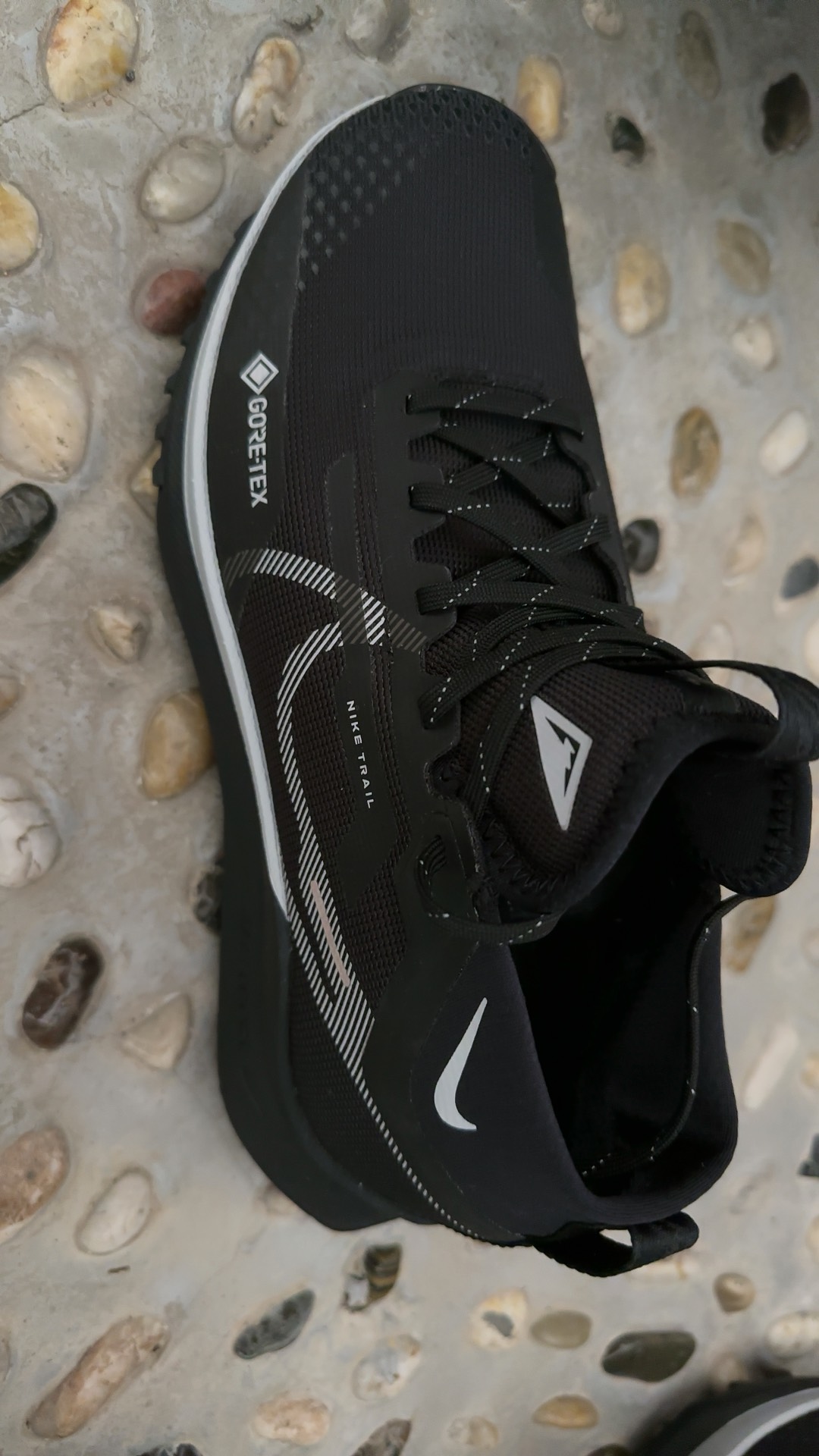 custom review-Nike Pegasus Trail 4 Водонепроницаемый Низкий Топ Trail Беговые кроссовки Мужской Черный