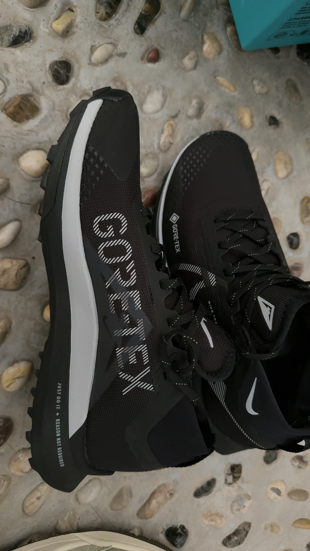 custom review-Nike Pegasus Trail 4 Водонепроницаемый Низкий Топ Trail Беговые кроссовки Мужской Черный