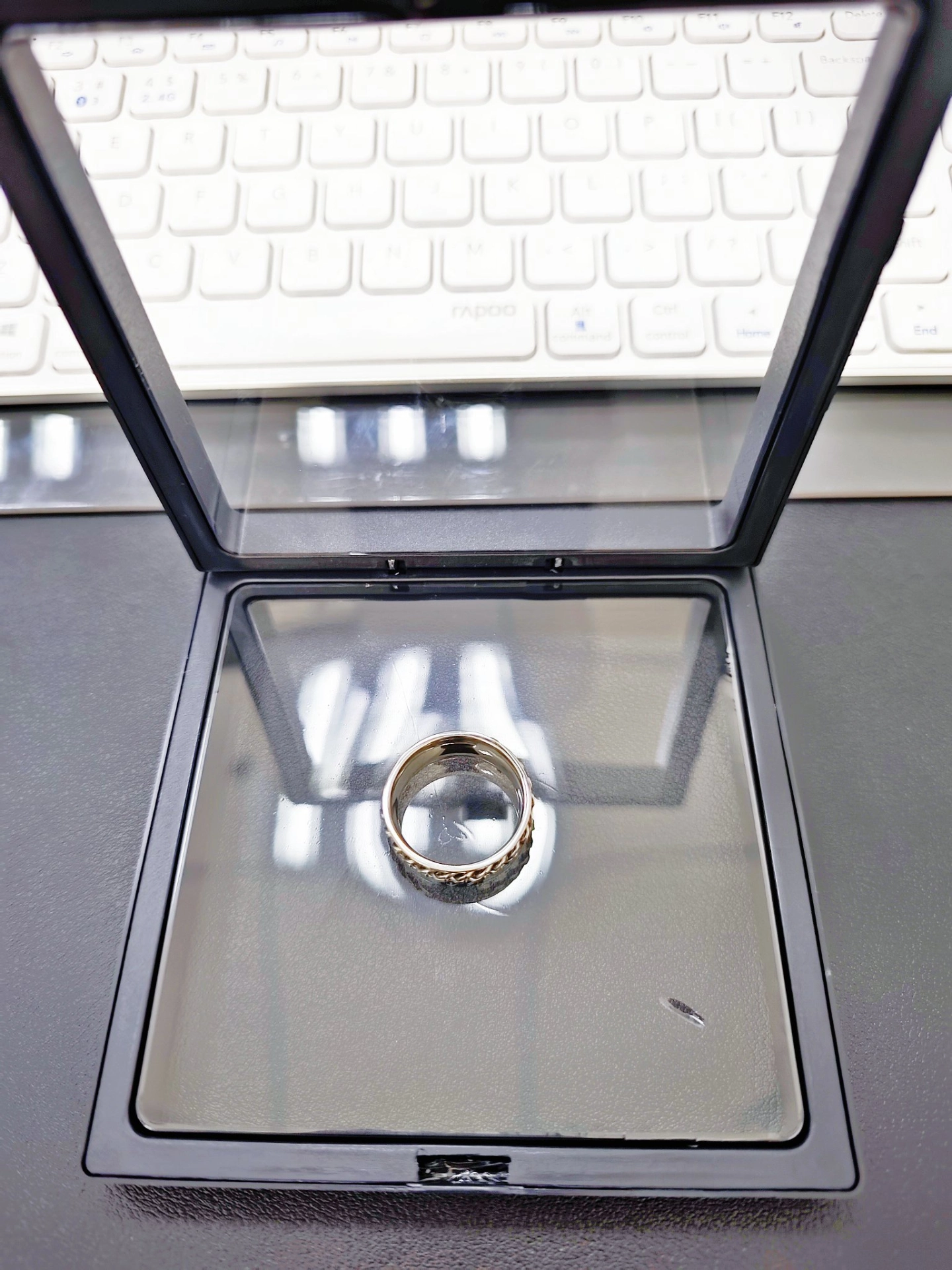 custom review-FOREVER MELODY Кольца из титанового стального сплава Мужские Серебряные