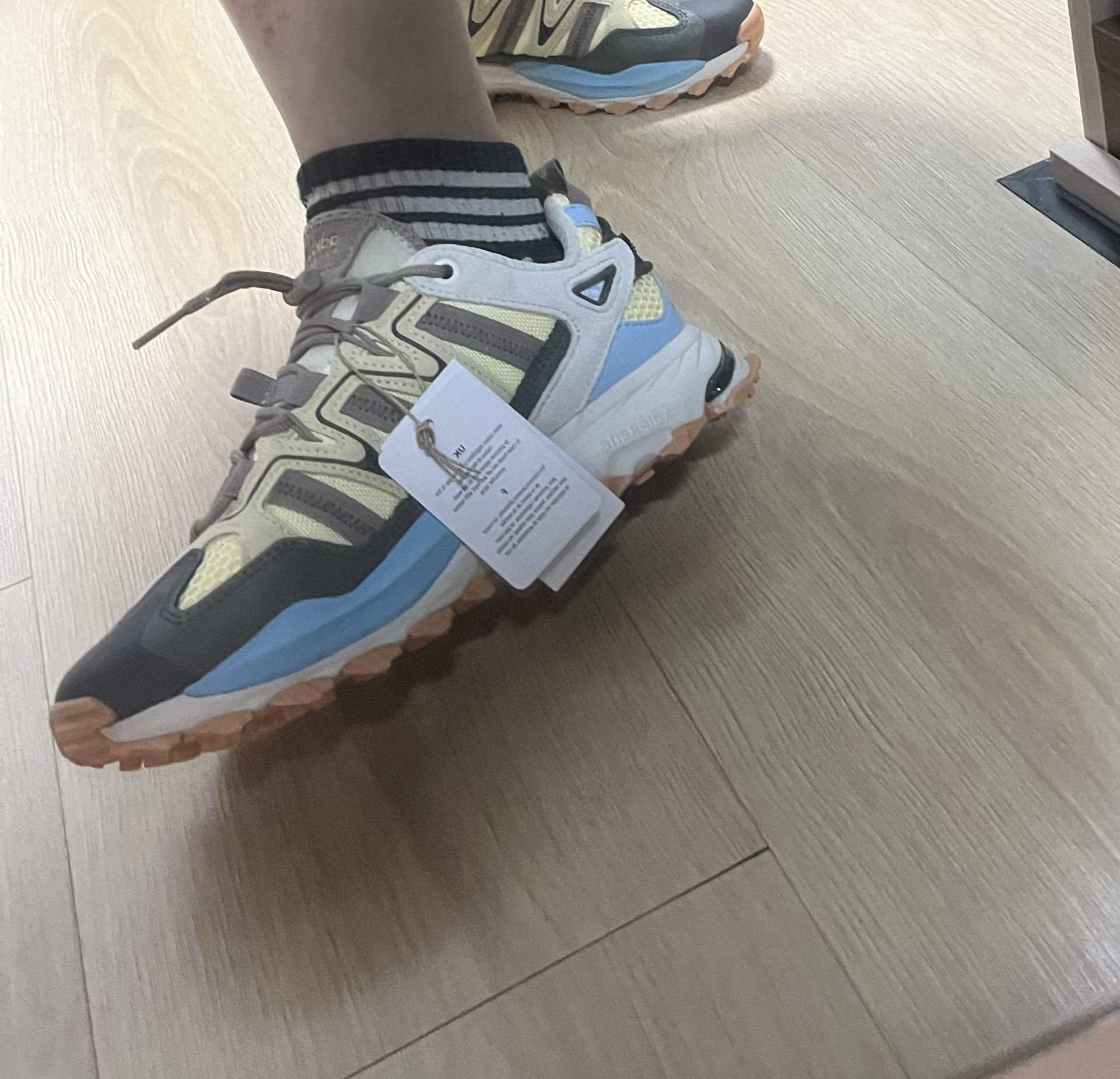 custom review-Adidas Originals Hyperturf Slip-resistant Abrasion-resistant Lightweight Low-Top Streetwear Unisex Yellow Blue Adidas Originals Hyperturf Противоскользящий Устойчивый к истиранию Легкий Низкий Топ Уличная Обувь Унисекс Желтый Синий