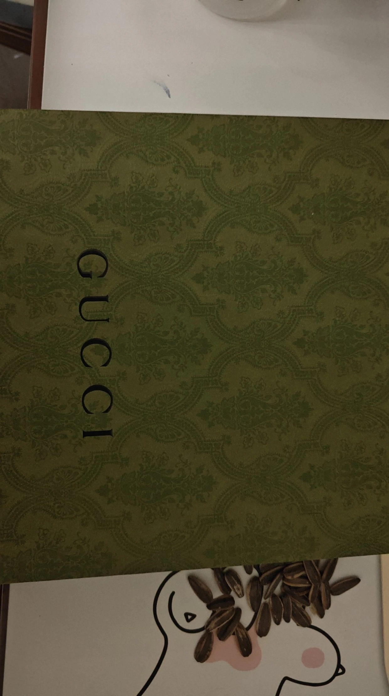 custom review-GUCCI Шерсть Вязаные Шарфы Унисекс Светлый Хаки