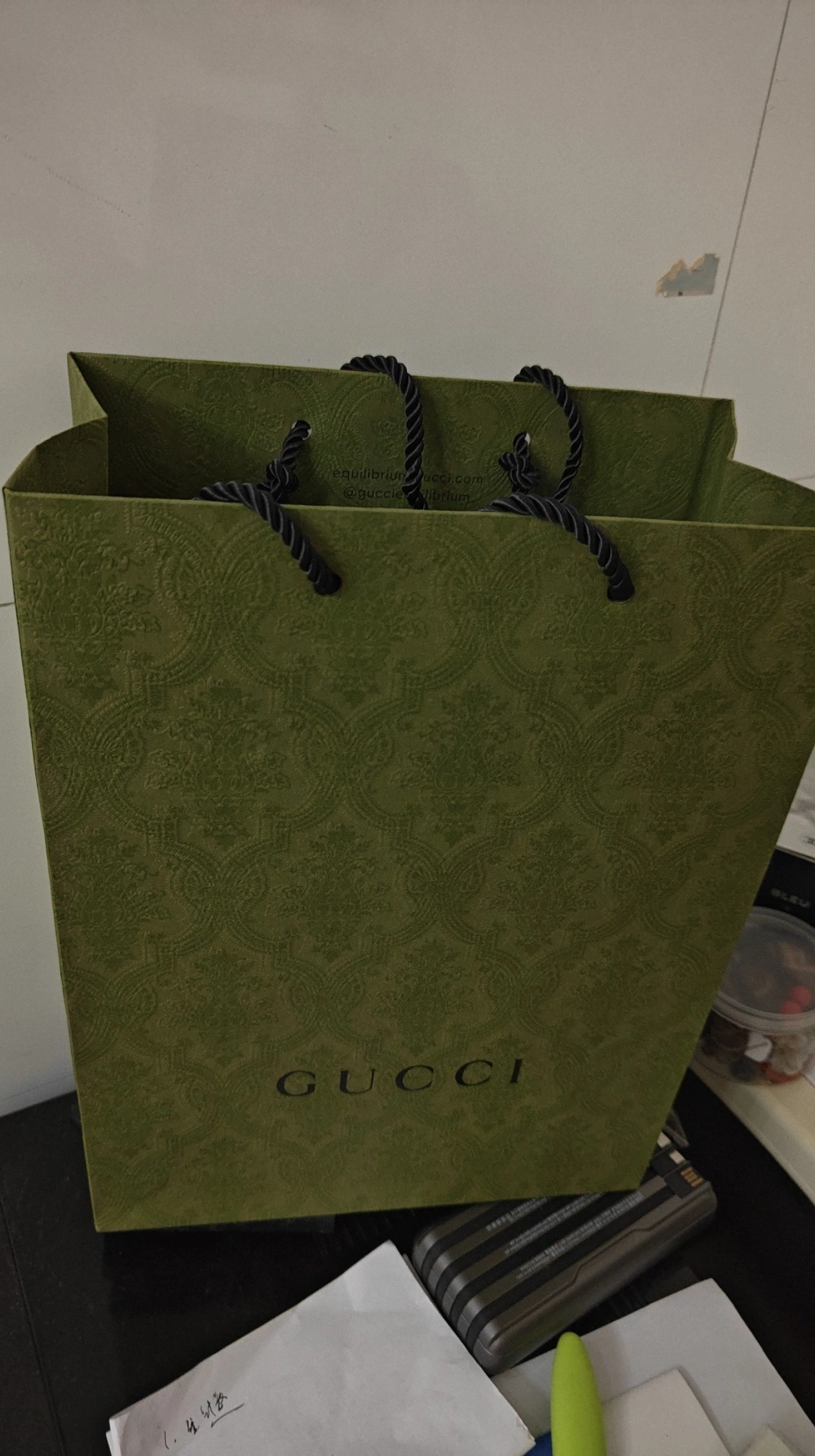 custom review-GUCCI Шерсть Вязаные Шарфы Унисекс Светлый Хаки