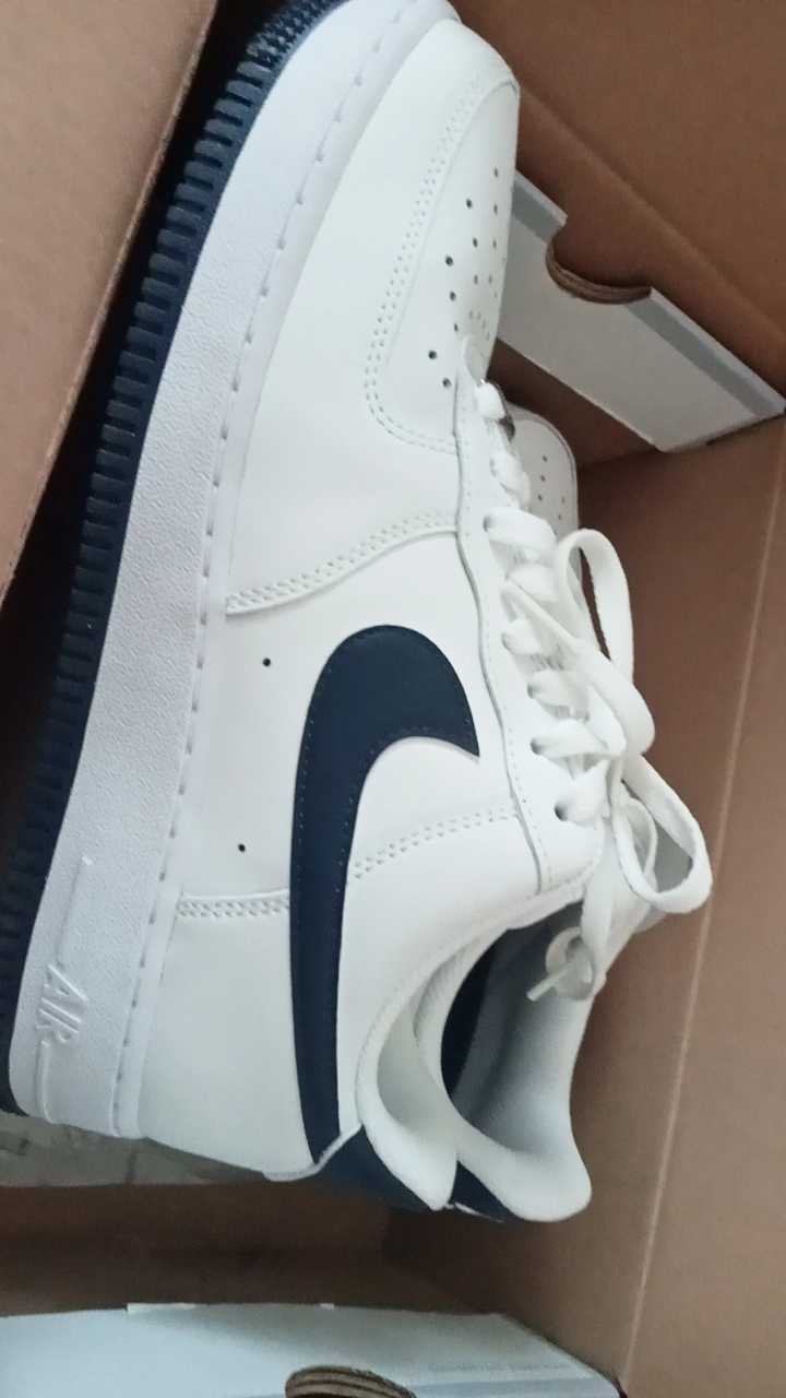 custom review-Nike Air Force 1 Slip-Resistant Low Top Скейтборд Кроссовки Мужские Белый Синий