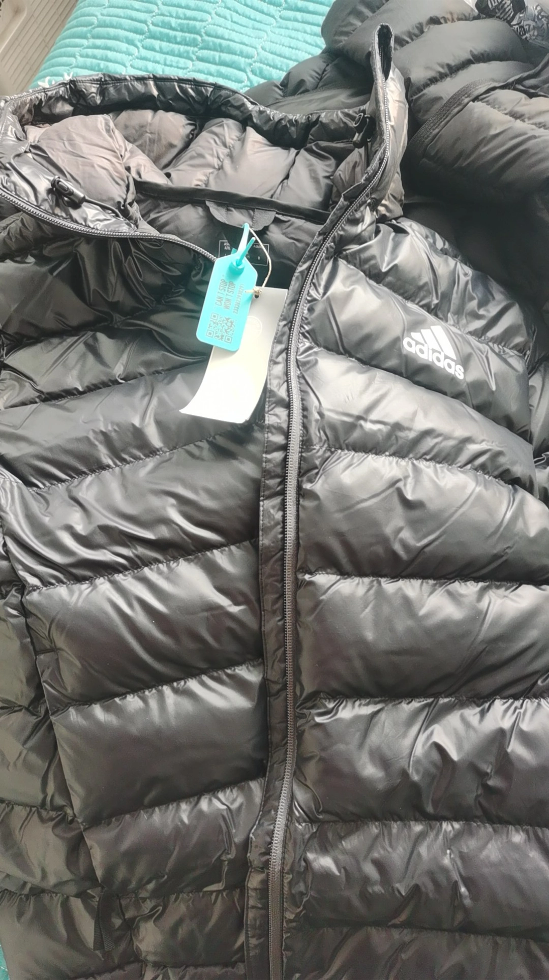 custom review-Adidas 3 Stripes Пуховая куртка Мужская