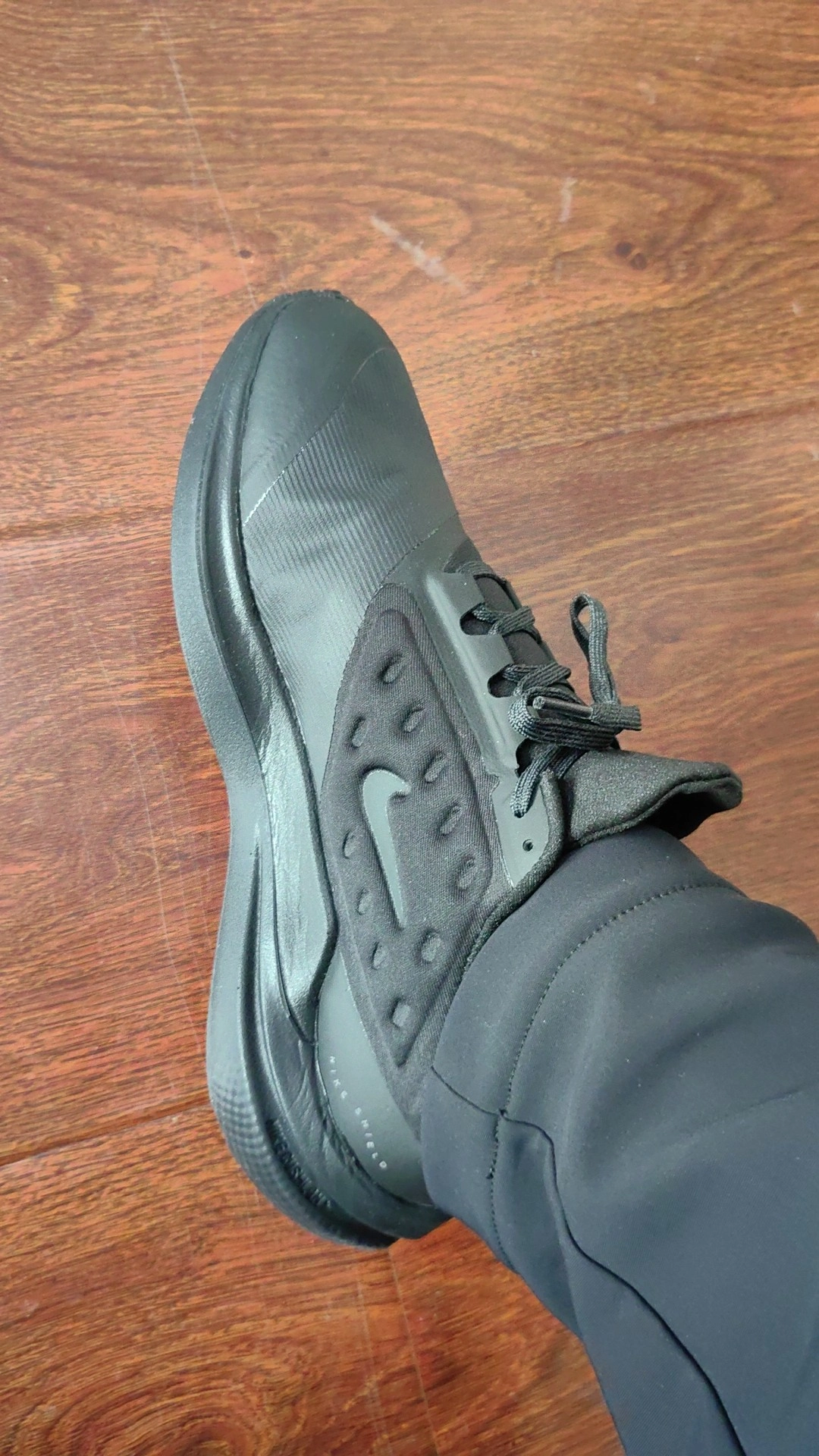 custom review-Nike Air Winflo 9 Амортизация Устойчивый к истиранию Дышащий Низкий Топ Повседневные Тренировочные Беговые кроссовки Мужские Черные