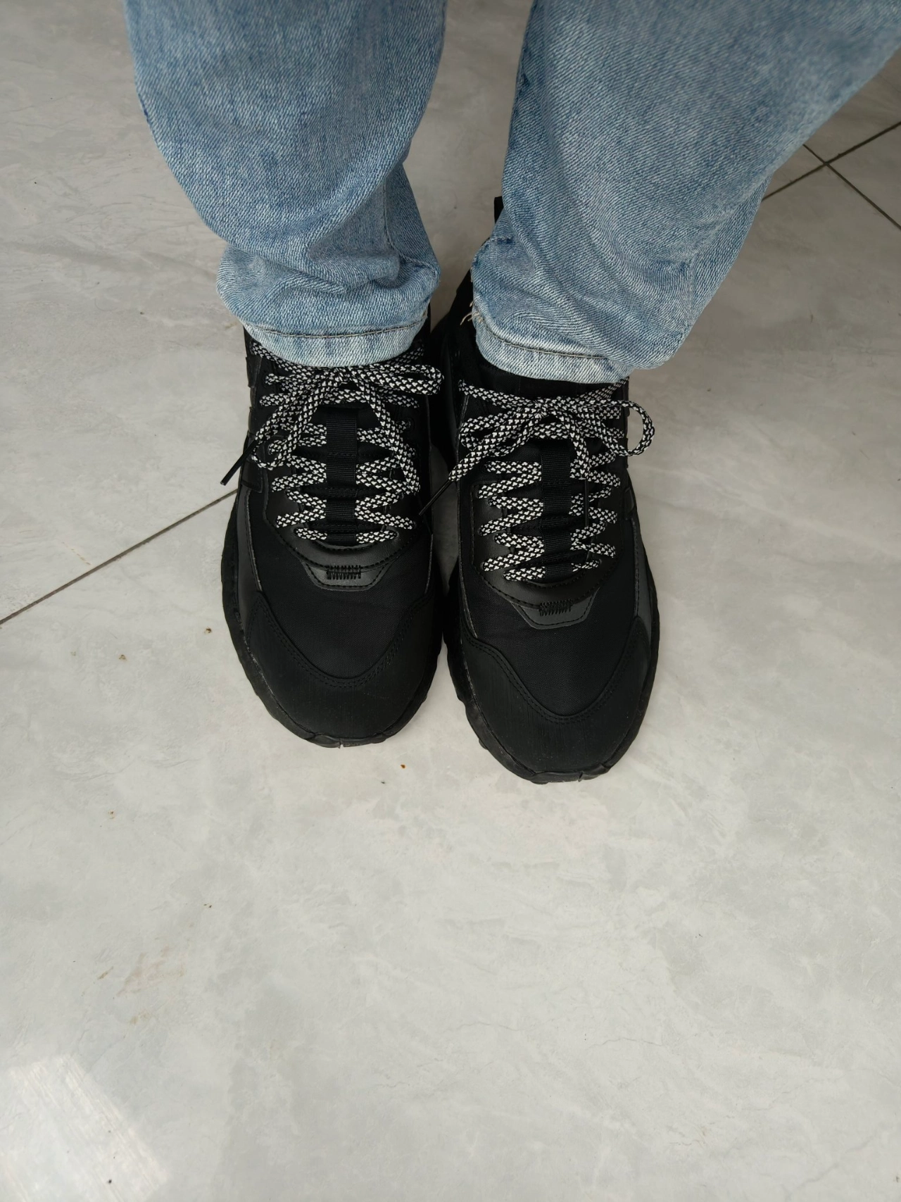 custom review-Adidas Originals Nite Jogger WINTERIZED Низкий Топ Casual Унисекс Черный